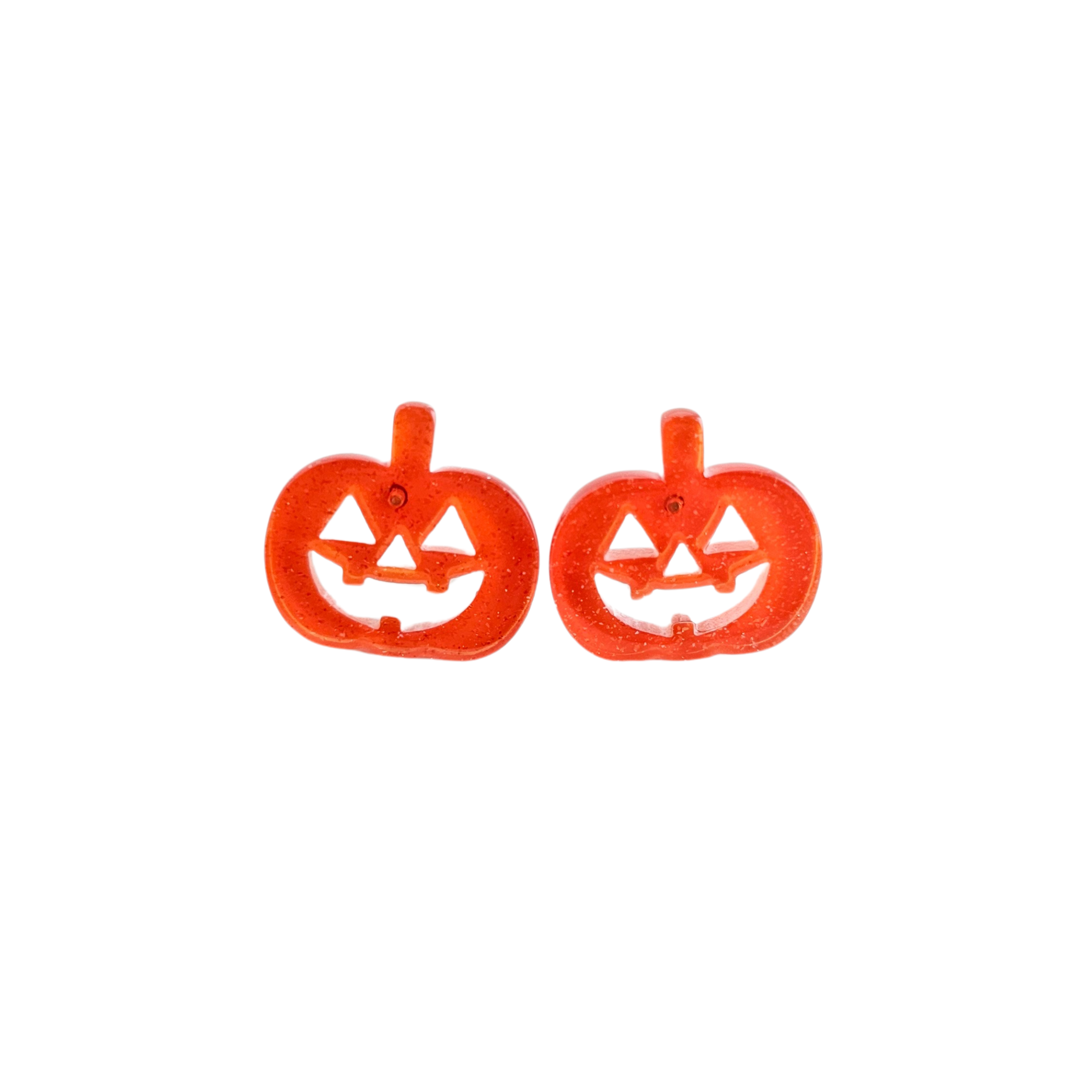 Jack O' Lantern Pumpkin Studs