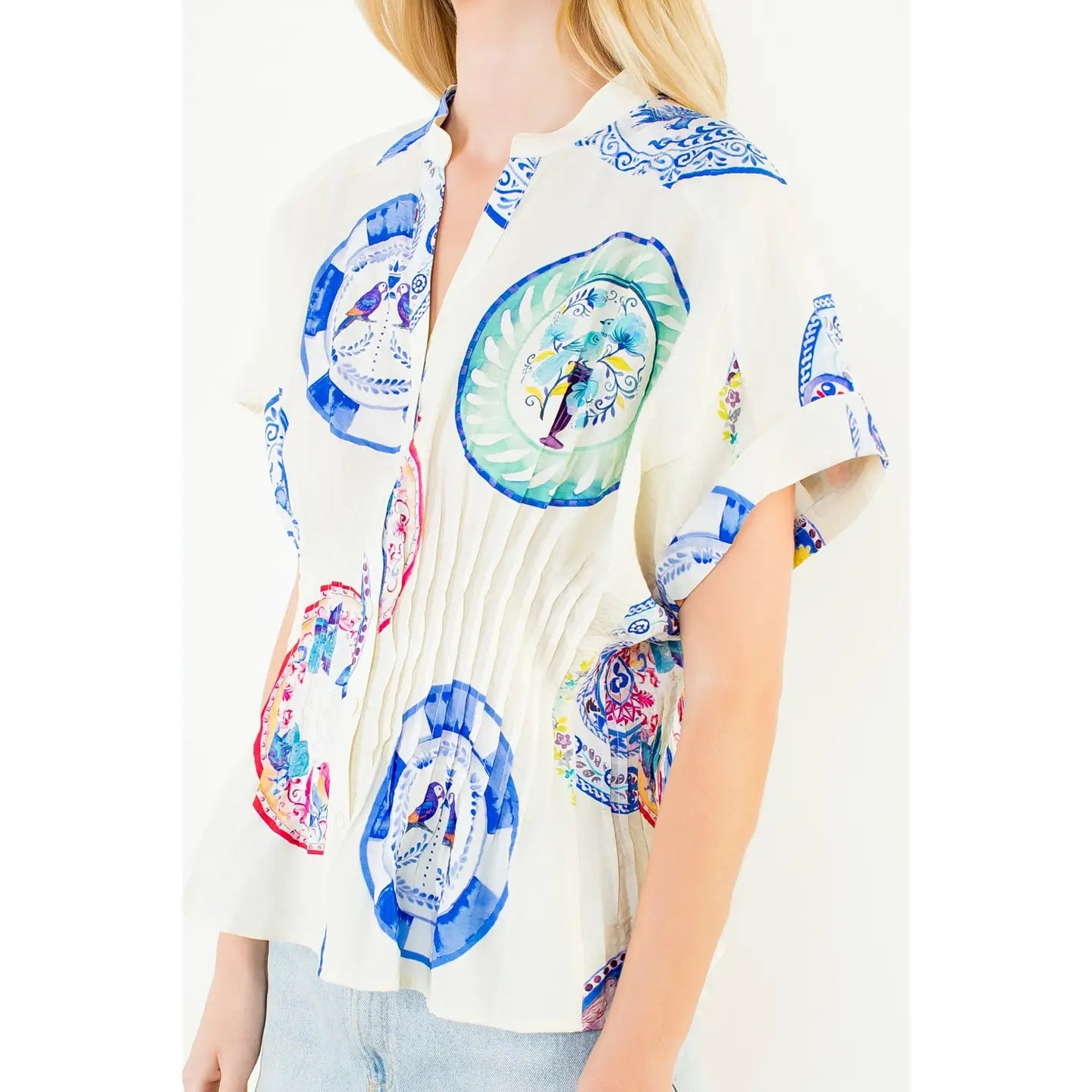 Parker Blouse | Cream
