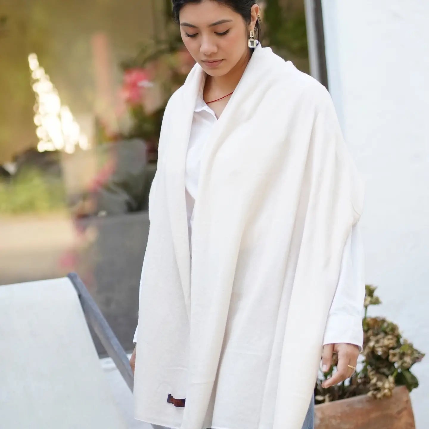 Cashmere Scarf | Ivory