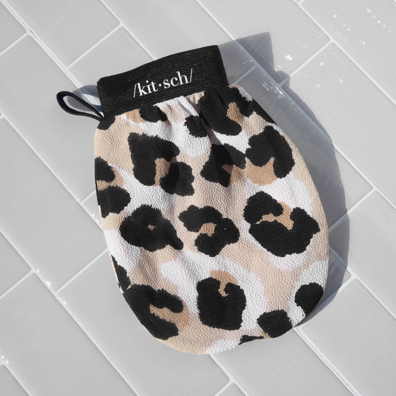 Eco-Friendly Exfoliating Glove | Leopard