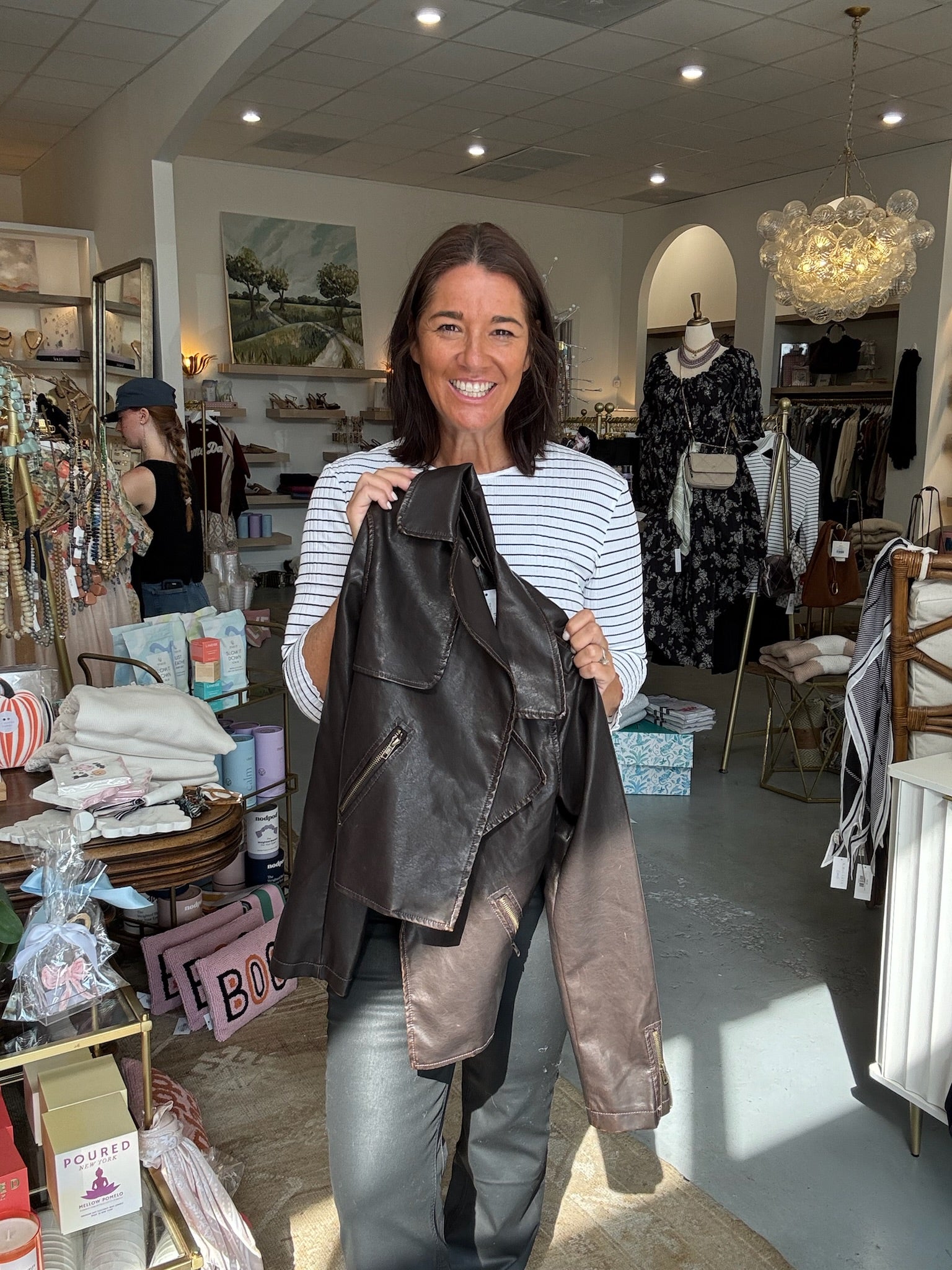 May Moto Jacket | Brown