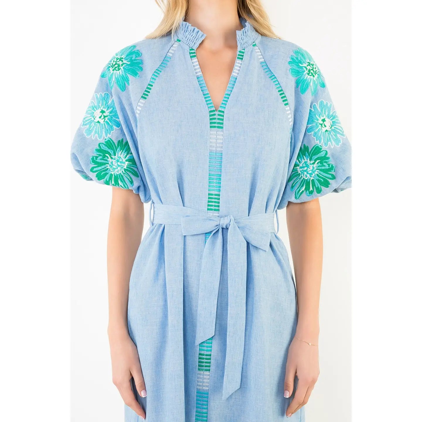 Maude Embroidered Dress