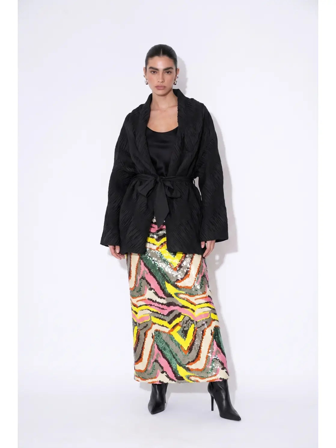 Macy Sequin Skirt | Multi
