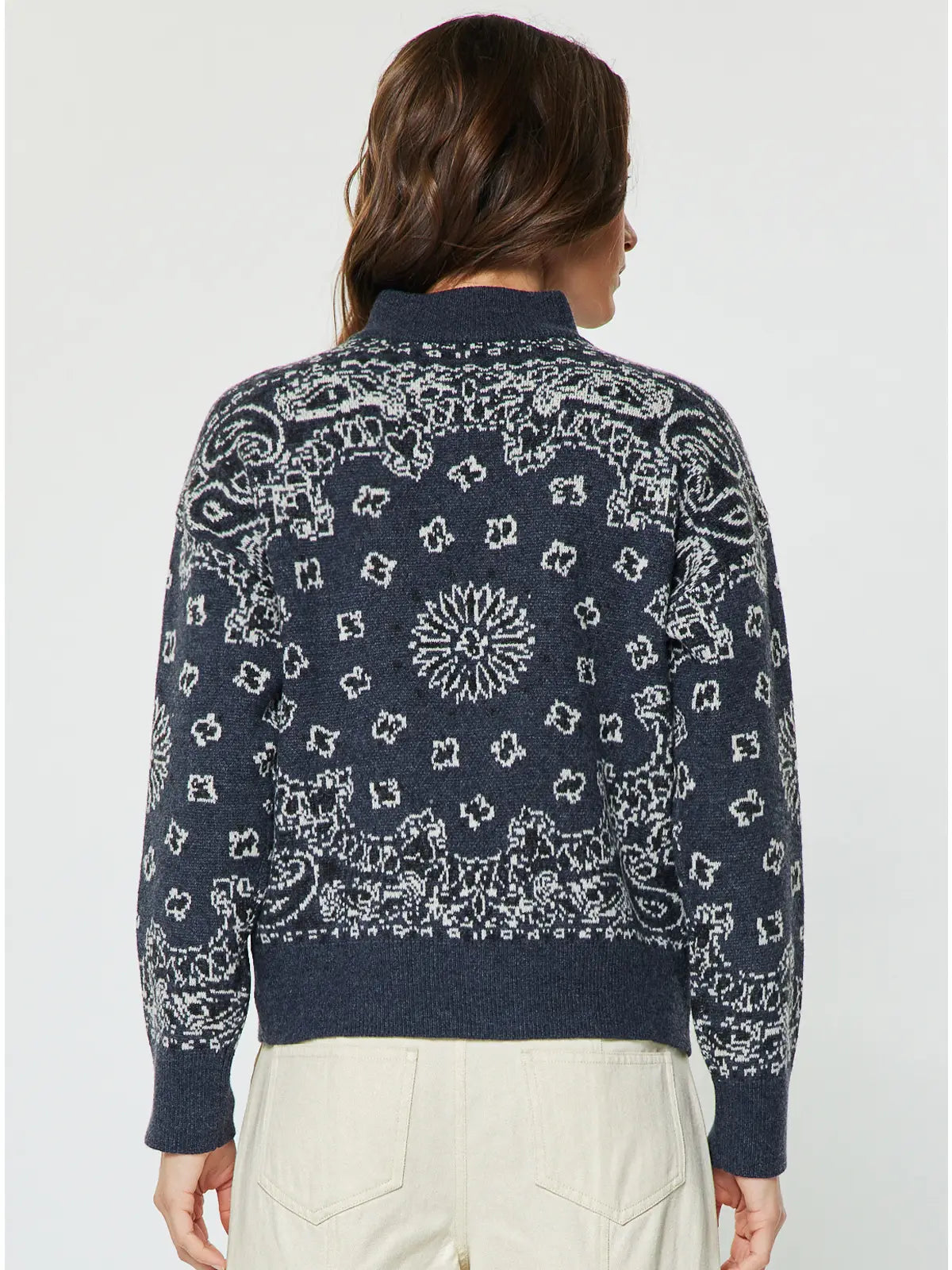 Arlet Half Zip Sweater | Navy