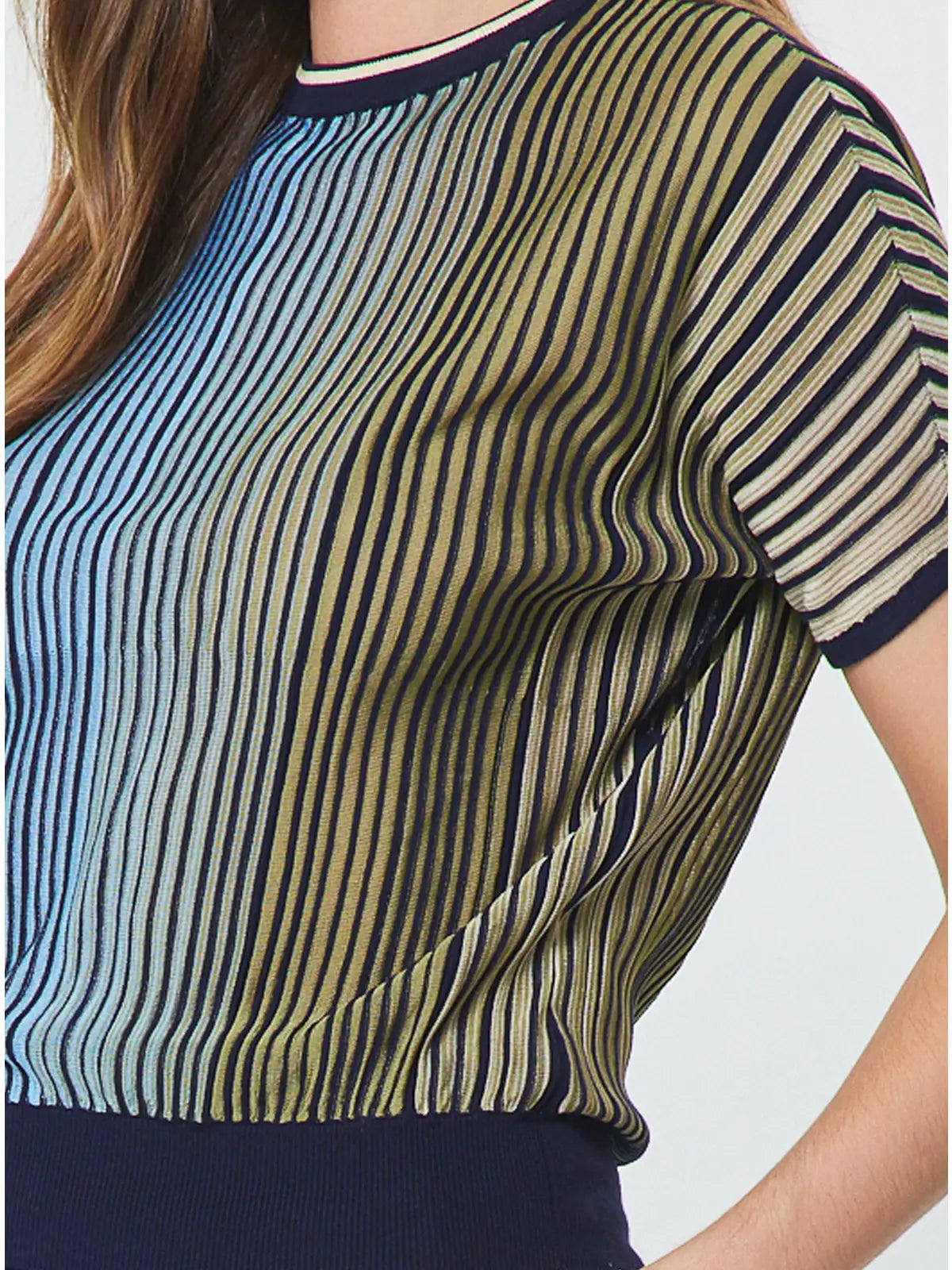 Calla Striped Knit Shirt