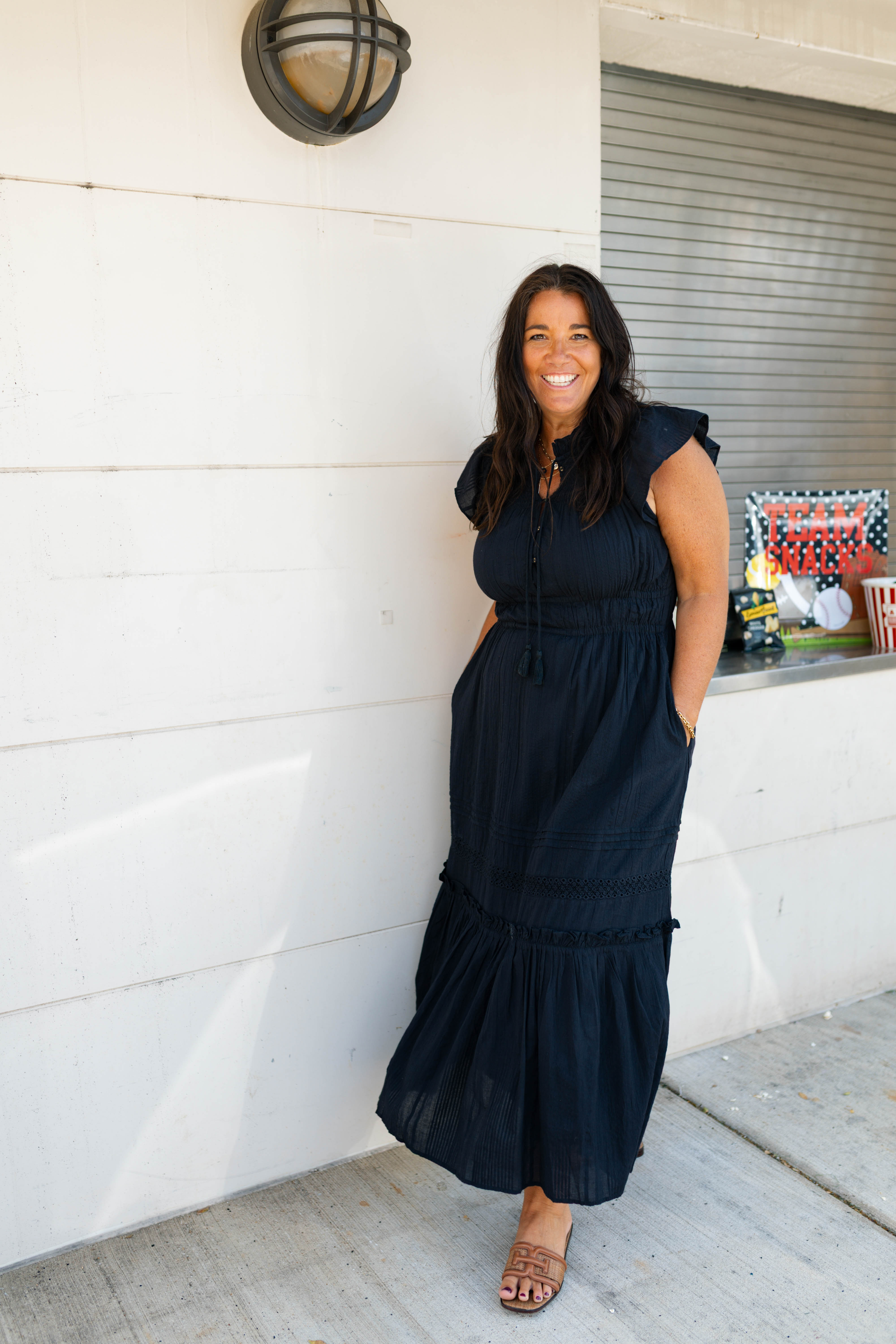 Indira Ankle Dress | Black