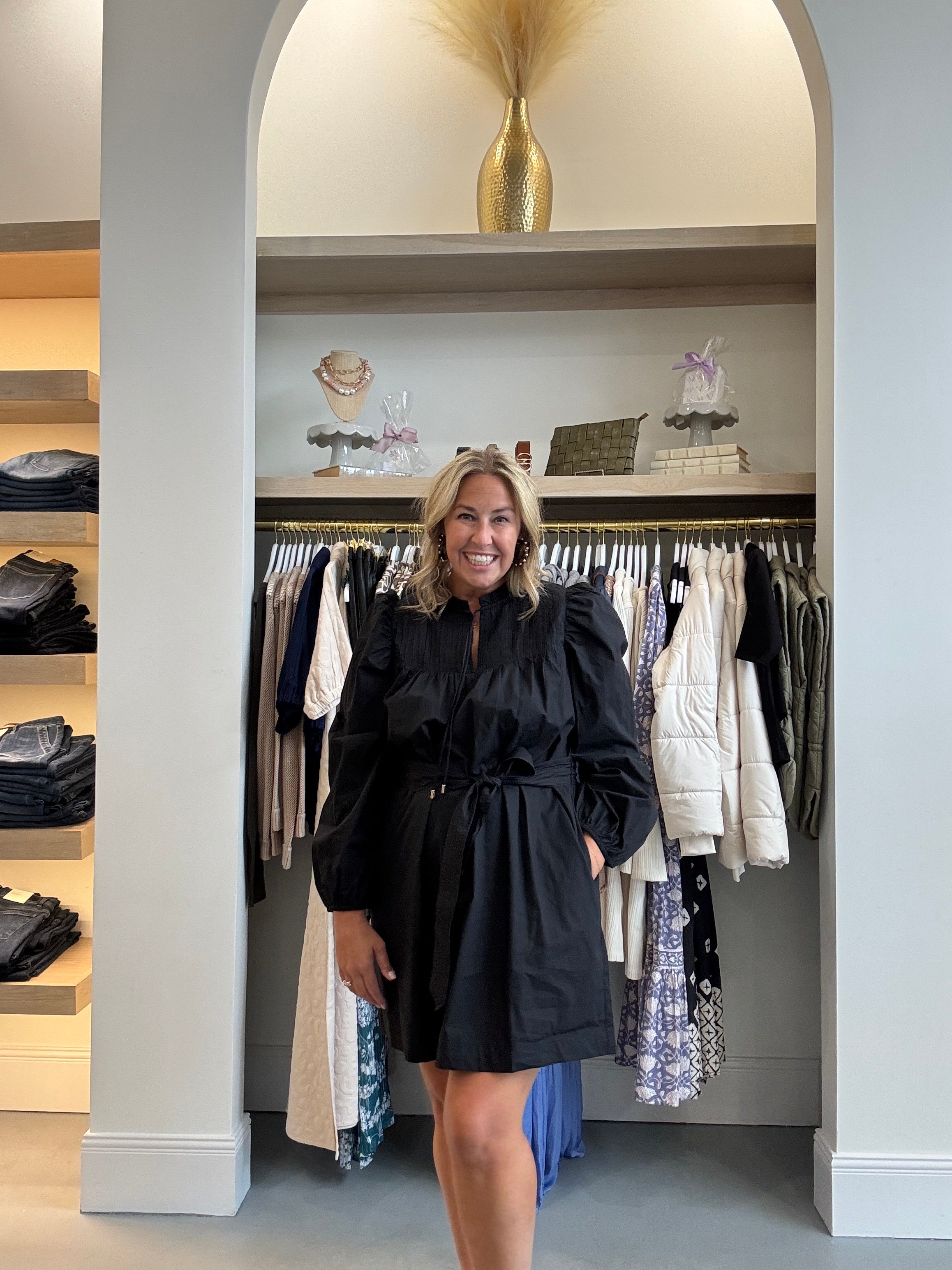 Ivana Mini Dress | Black