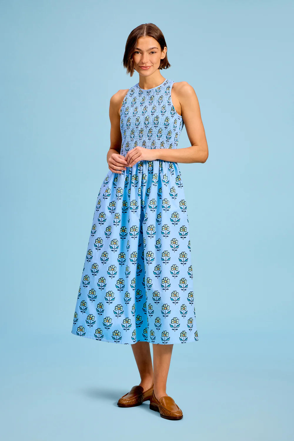 Stroll Dress I Orchid Sprigs