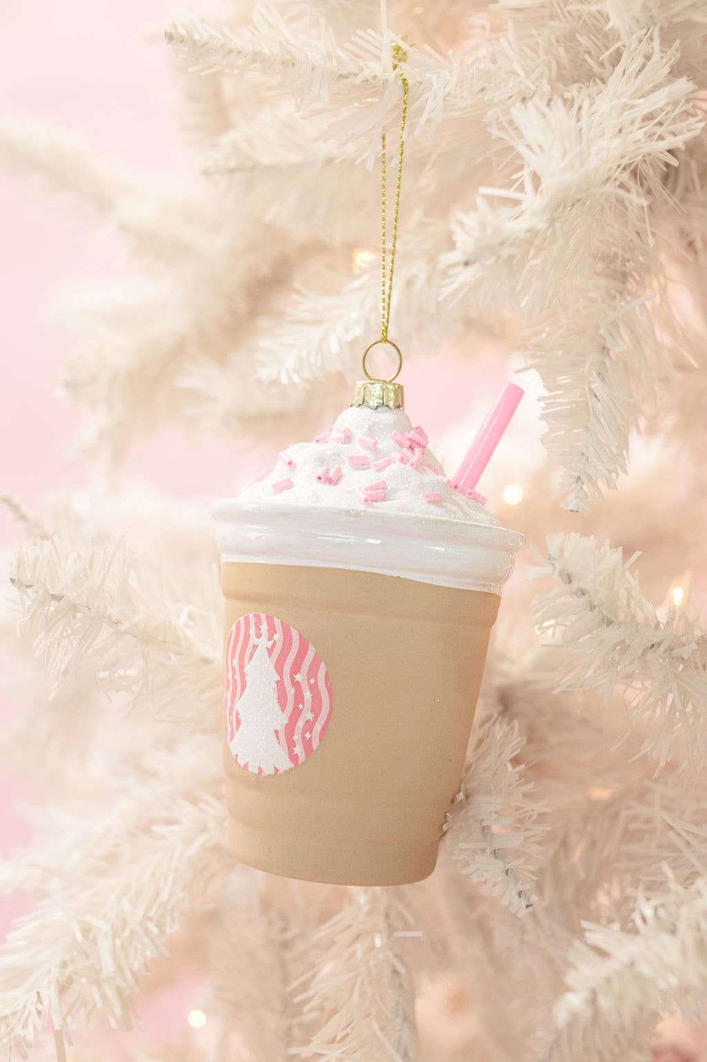 Coffee Drink Christmas Ornament - Frappe all the we way
