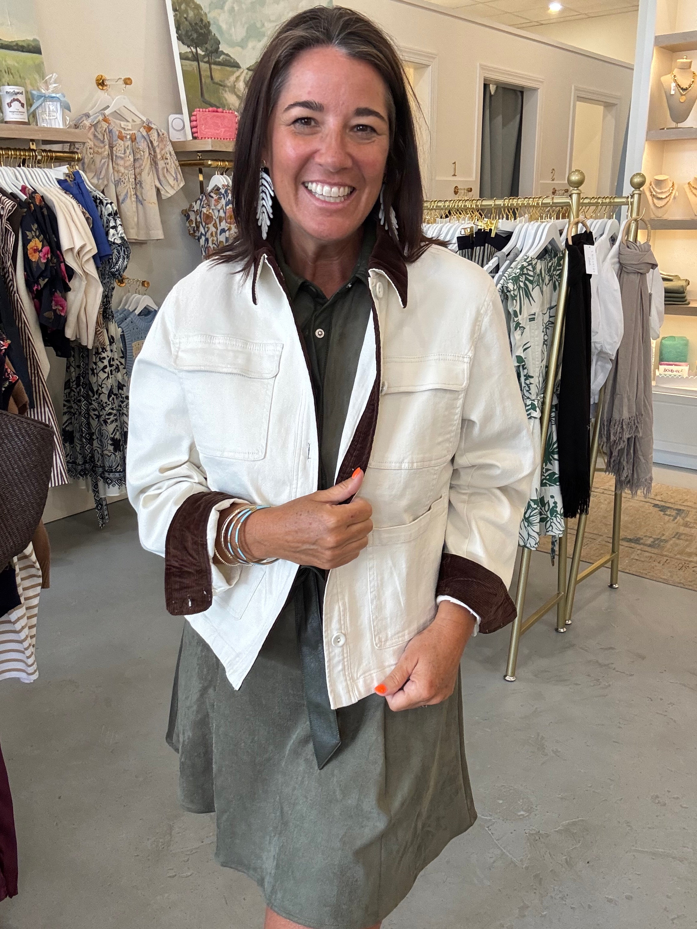 Bea Barn Jacket | Ivory