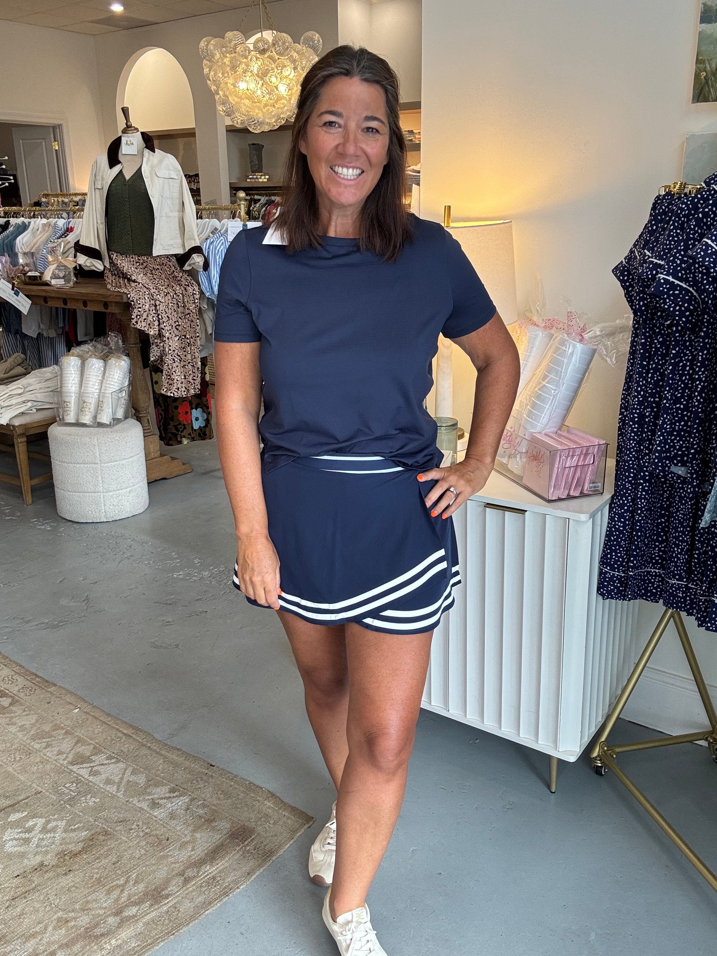 Short Sleeve Boxy Tee I Mood Indigo