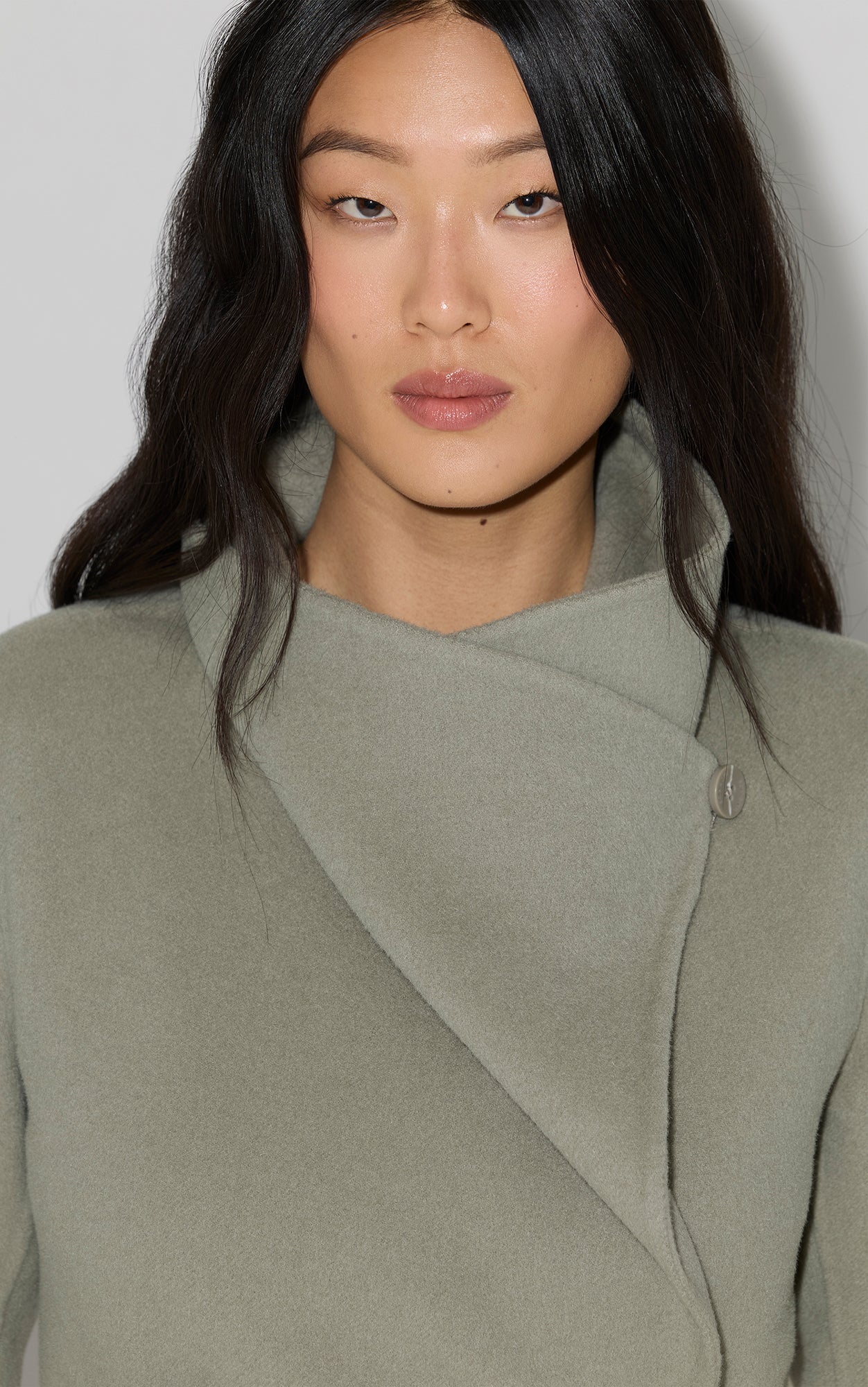 Bridgette Light Wool Coat I Sagebrush
