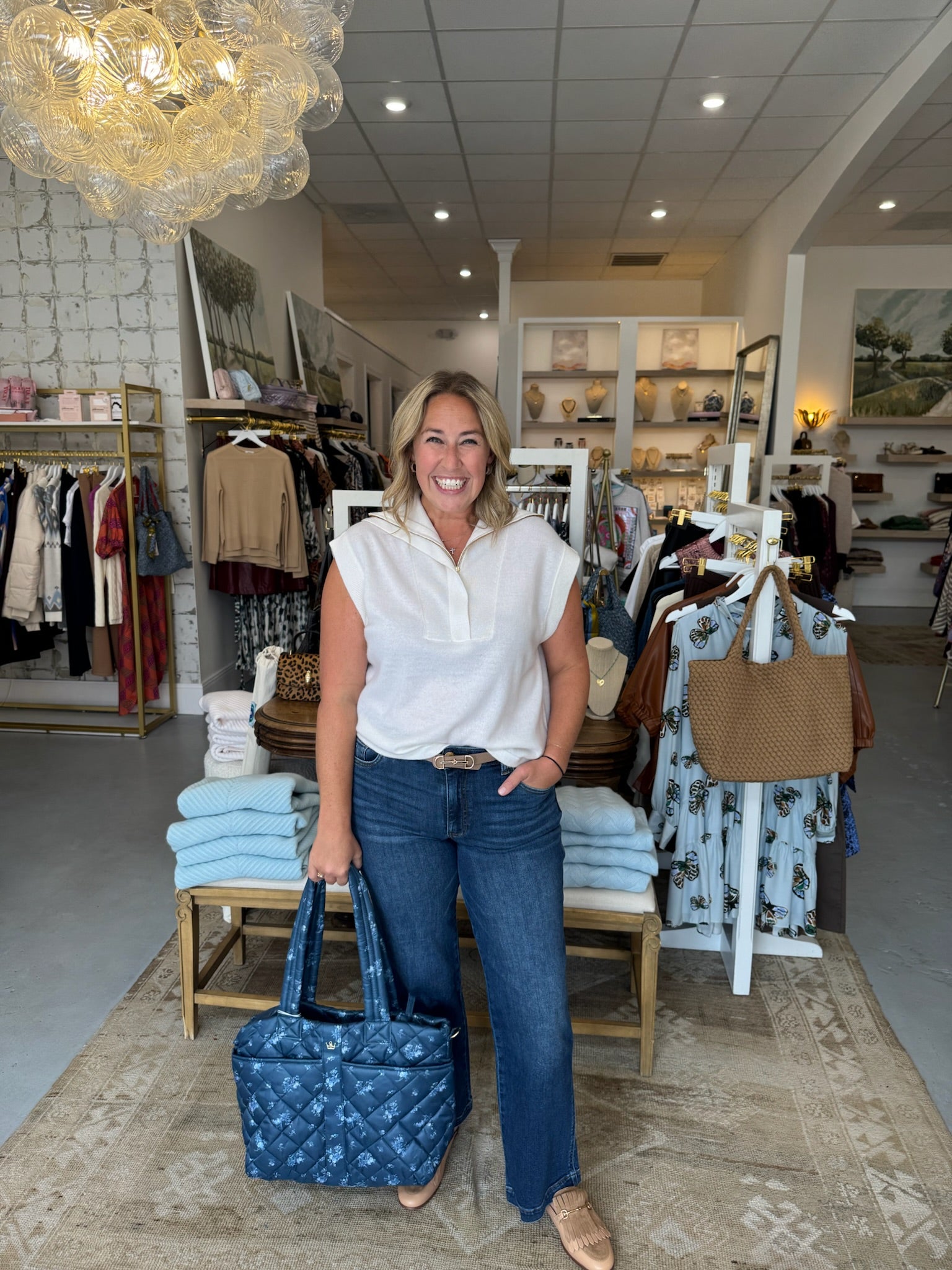 Poppy Pullover Vest | Eggnog