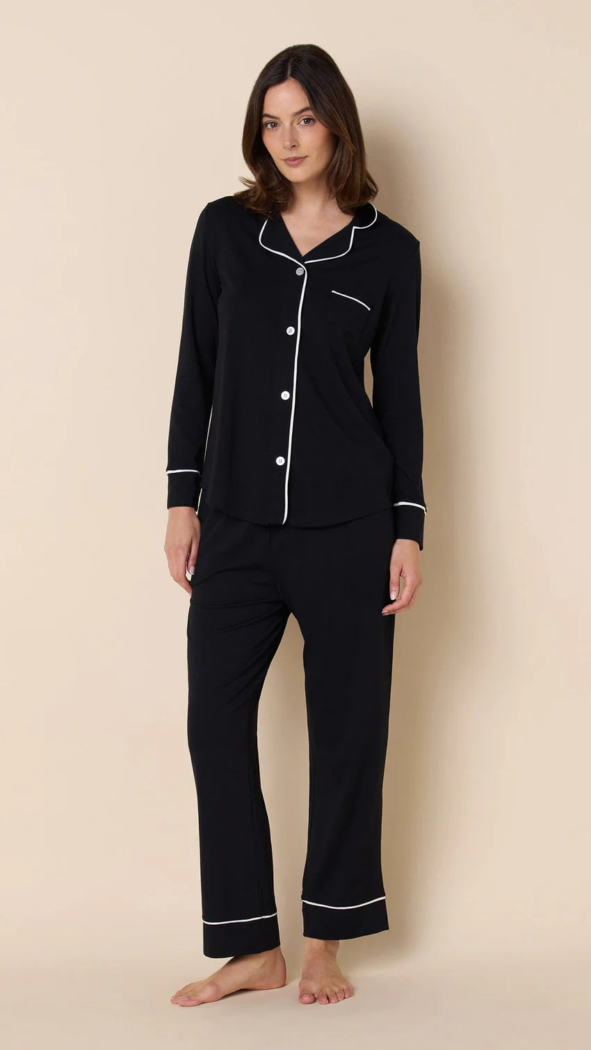 Pima Knit Pajamas | Midnight
