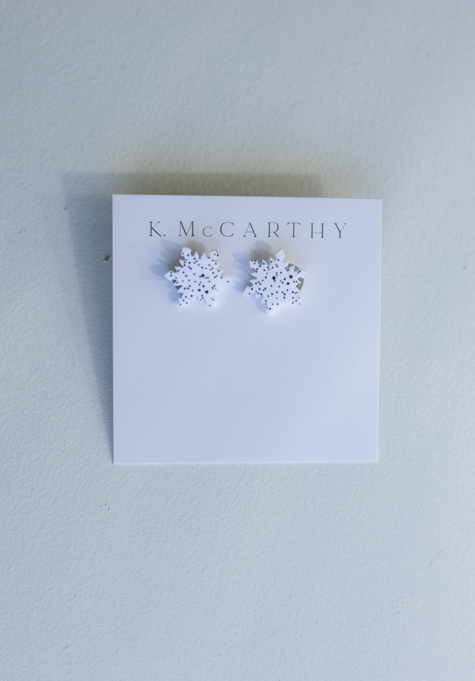 Acrylic Snowflake | Black and White