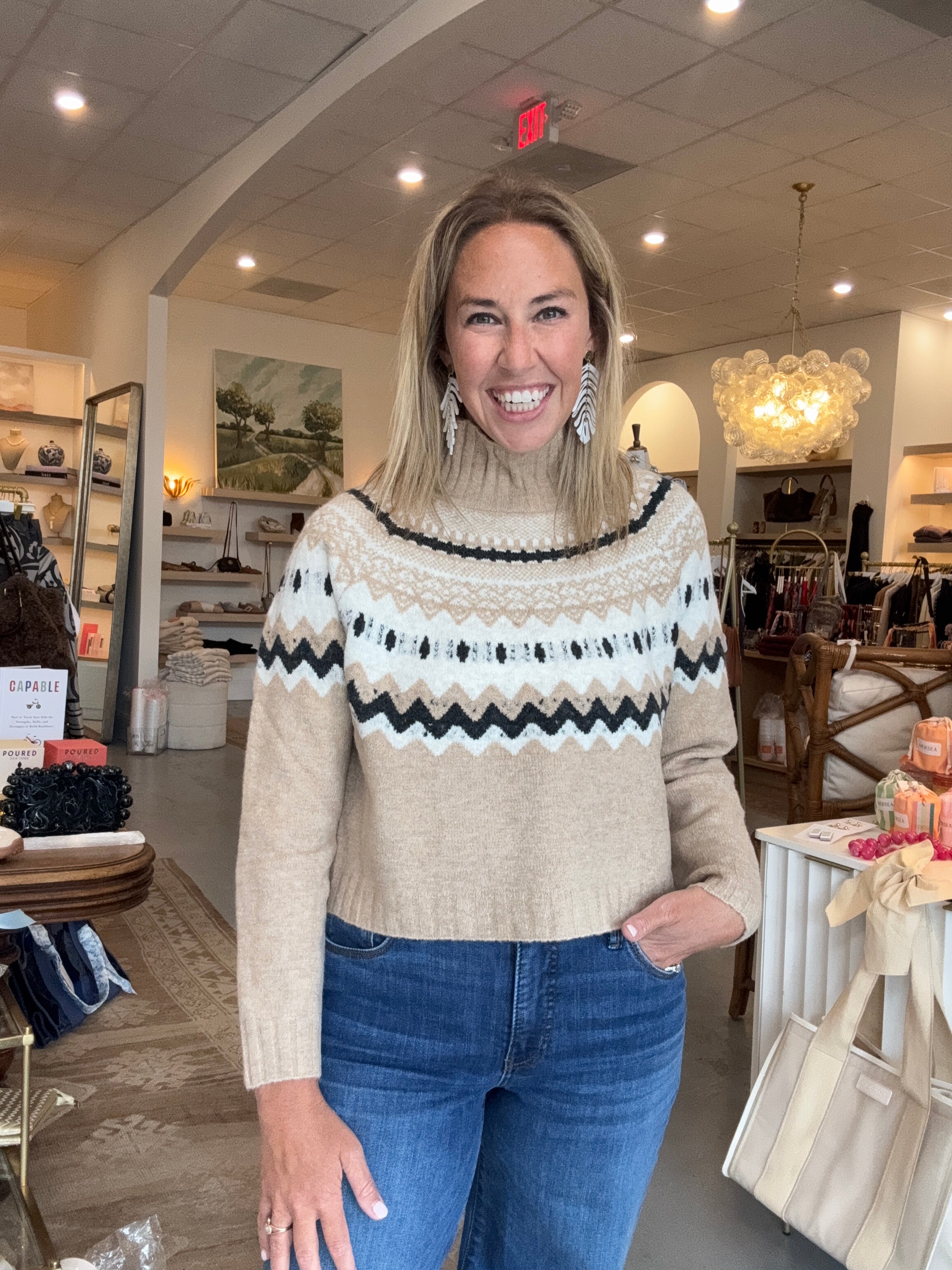 Helen Sweater I Brown Beige