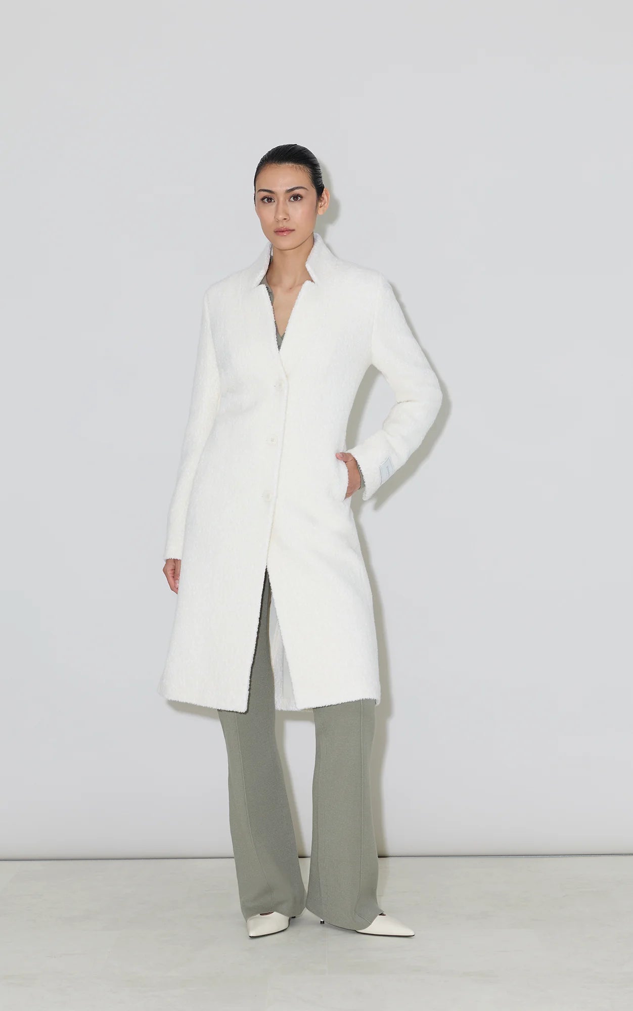Diane Wool Coat I Powder