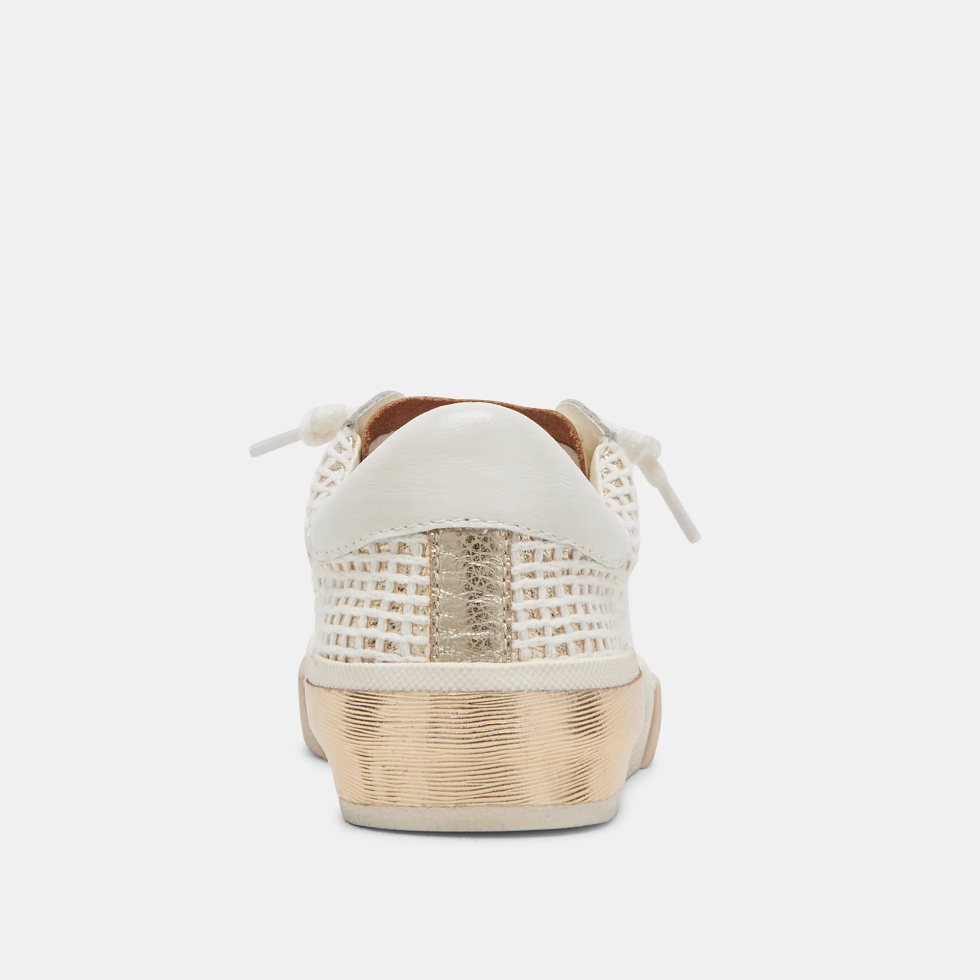 Zina Sneakers Bone/Gold Woven