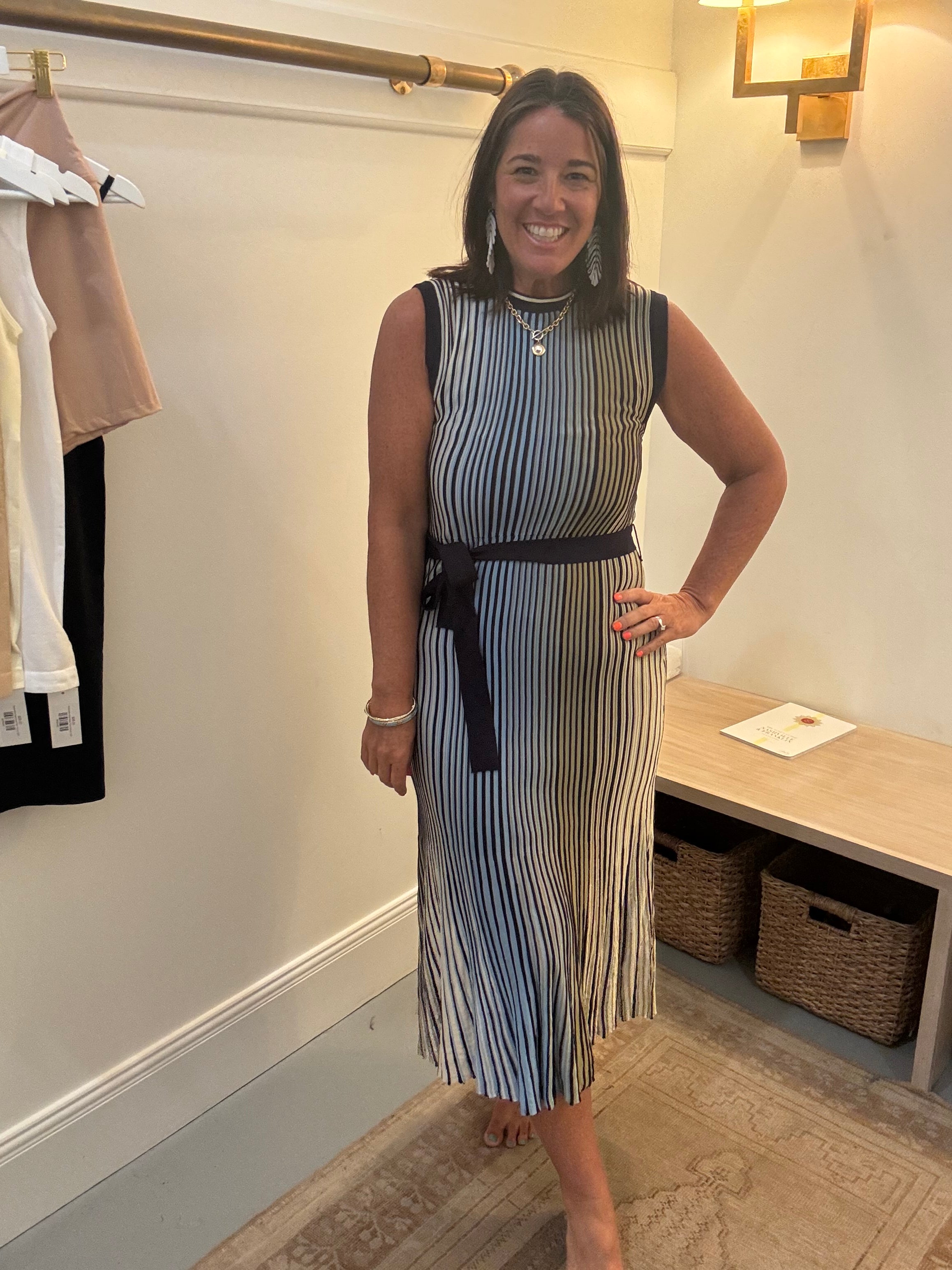 current air dress Blue its where confidence meets fashion. Current Air - Pleated Maxi