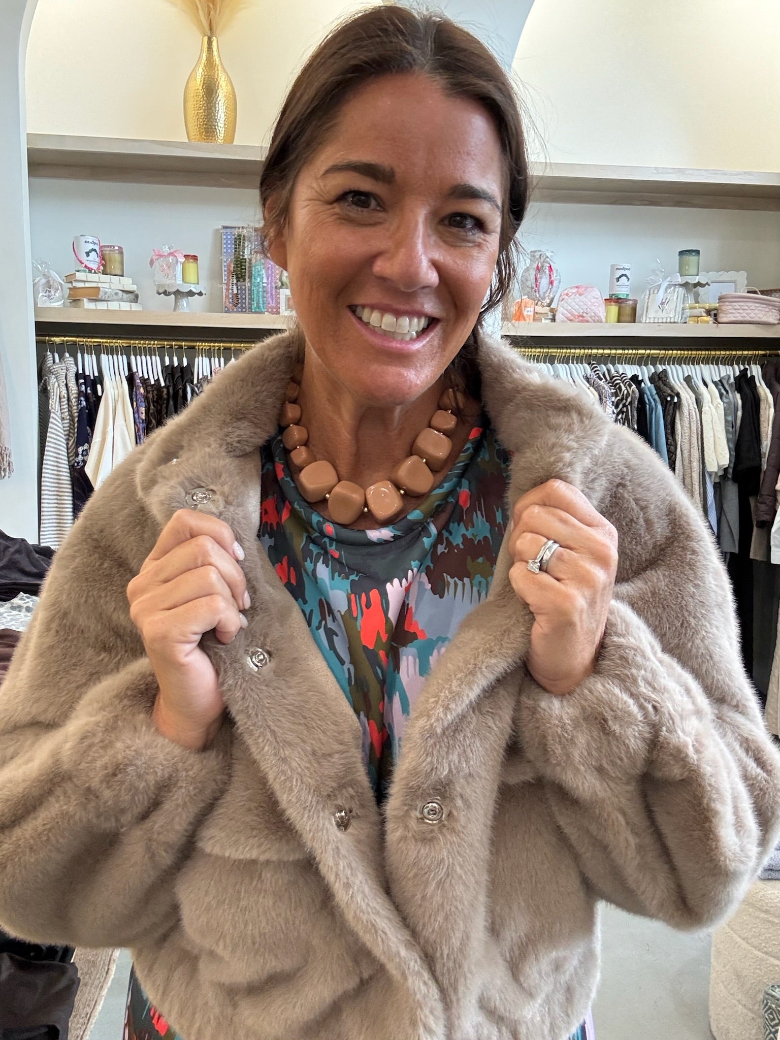 Badet Faux Fur Jacket I Mink