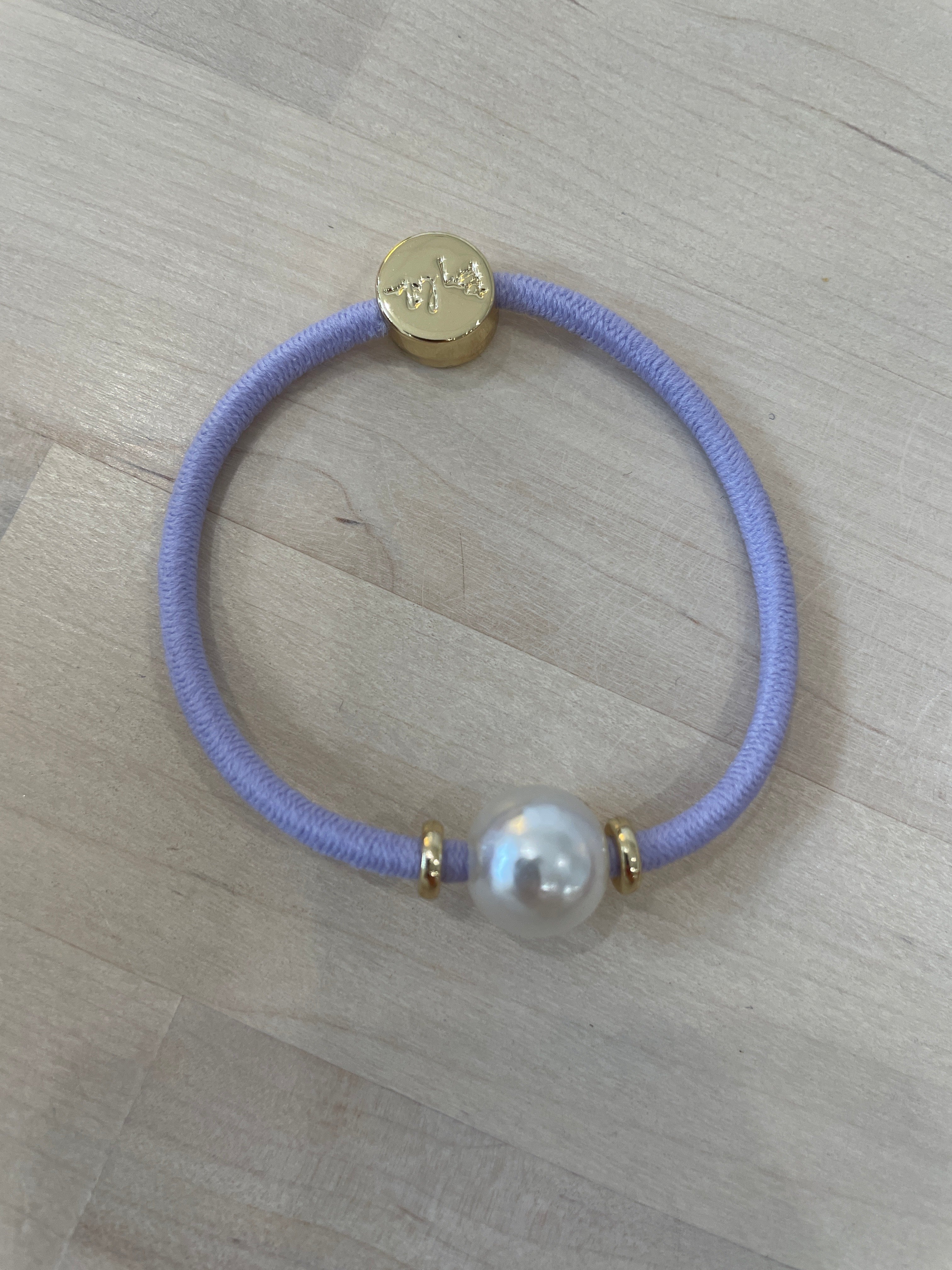 Lavender bylilla hair tie bracelet
