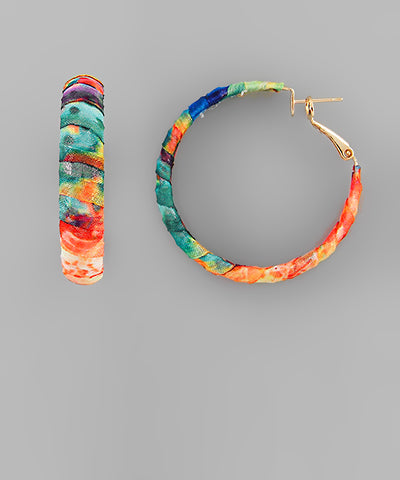 Wrapped Colorful Hoops