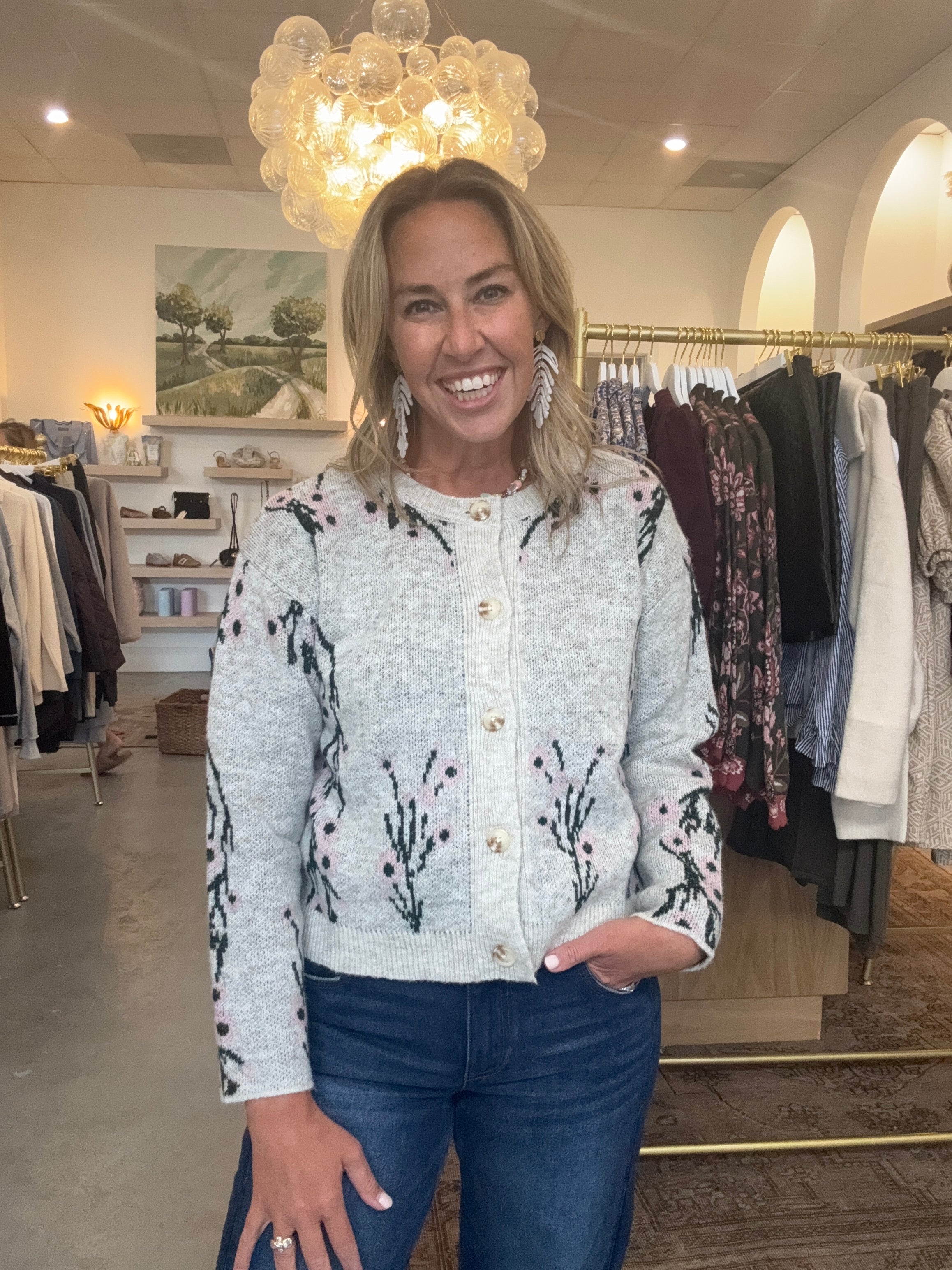 Cherry Blossom Cardigan