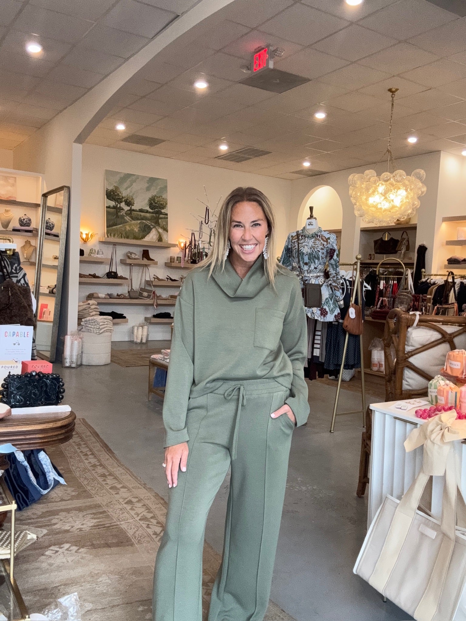 Olivia Cowl Neck Sweater