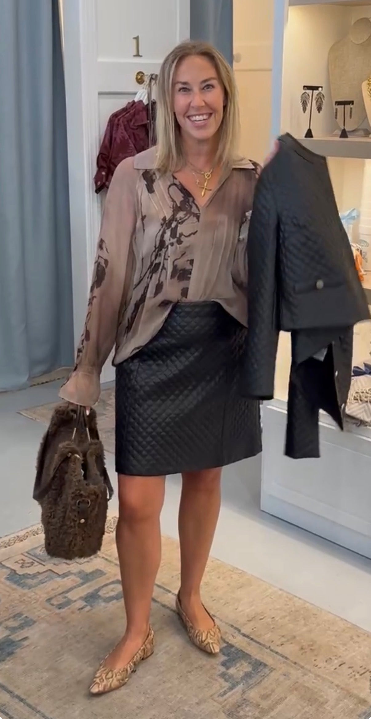Caroline Blouse | Brown