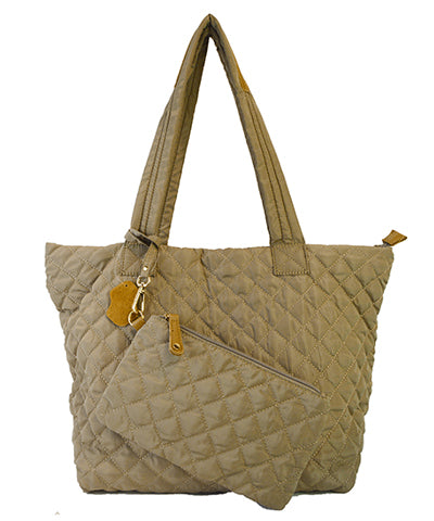 Quilted Large Tote Bag