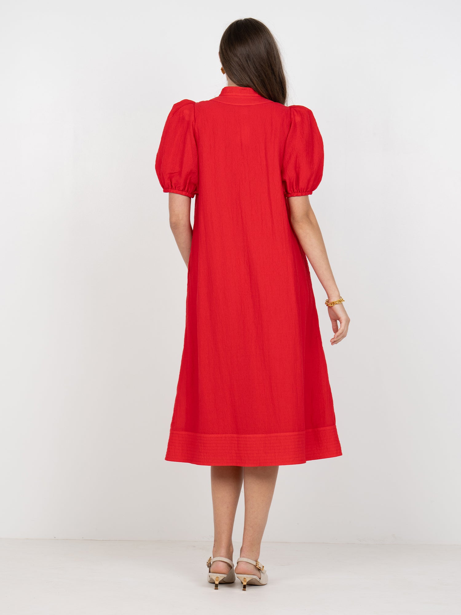 Hampton Dress | Cardinal Red