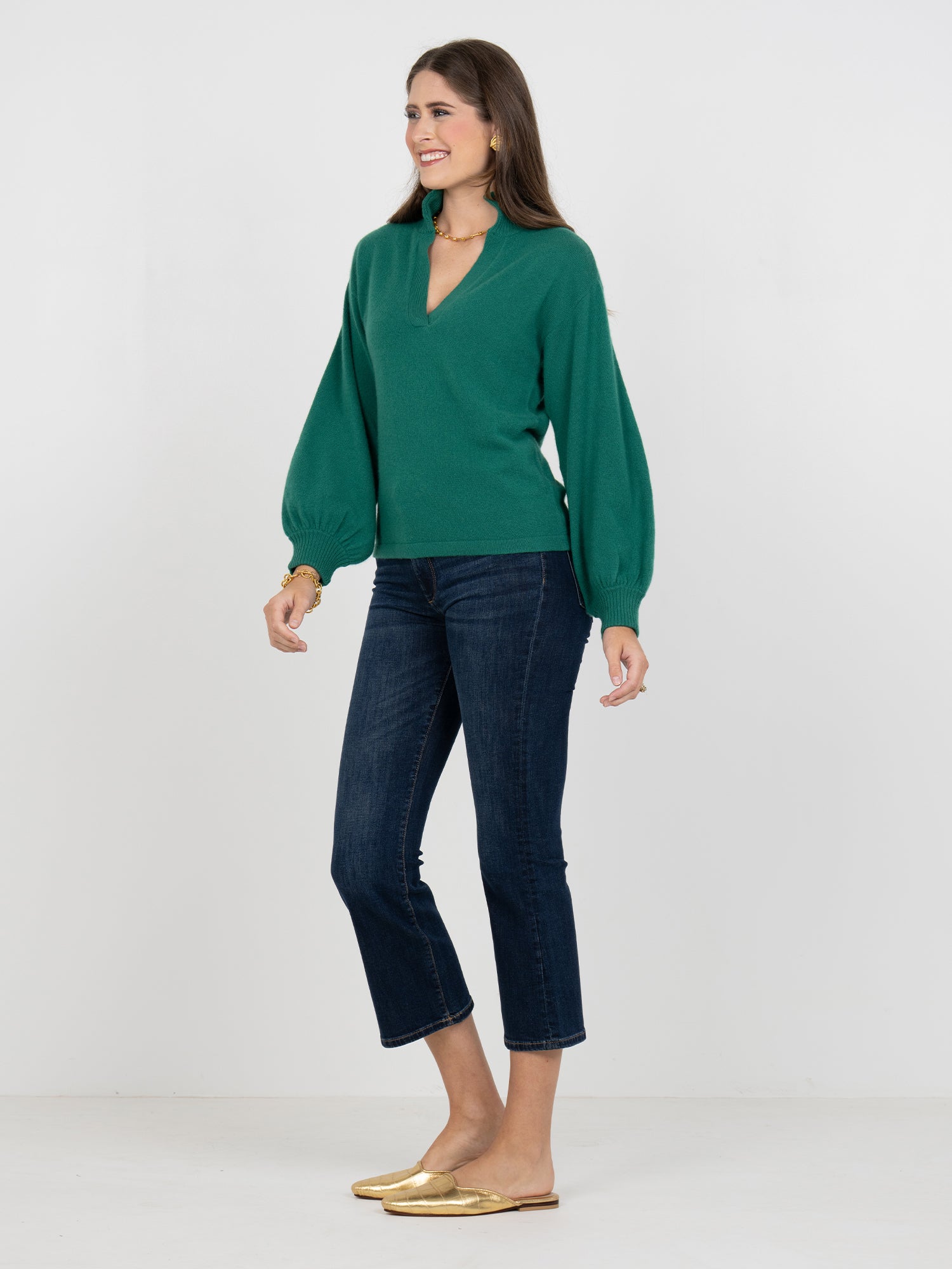 Lolli Sweater | Eden Green Cashmere