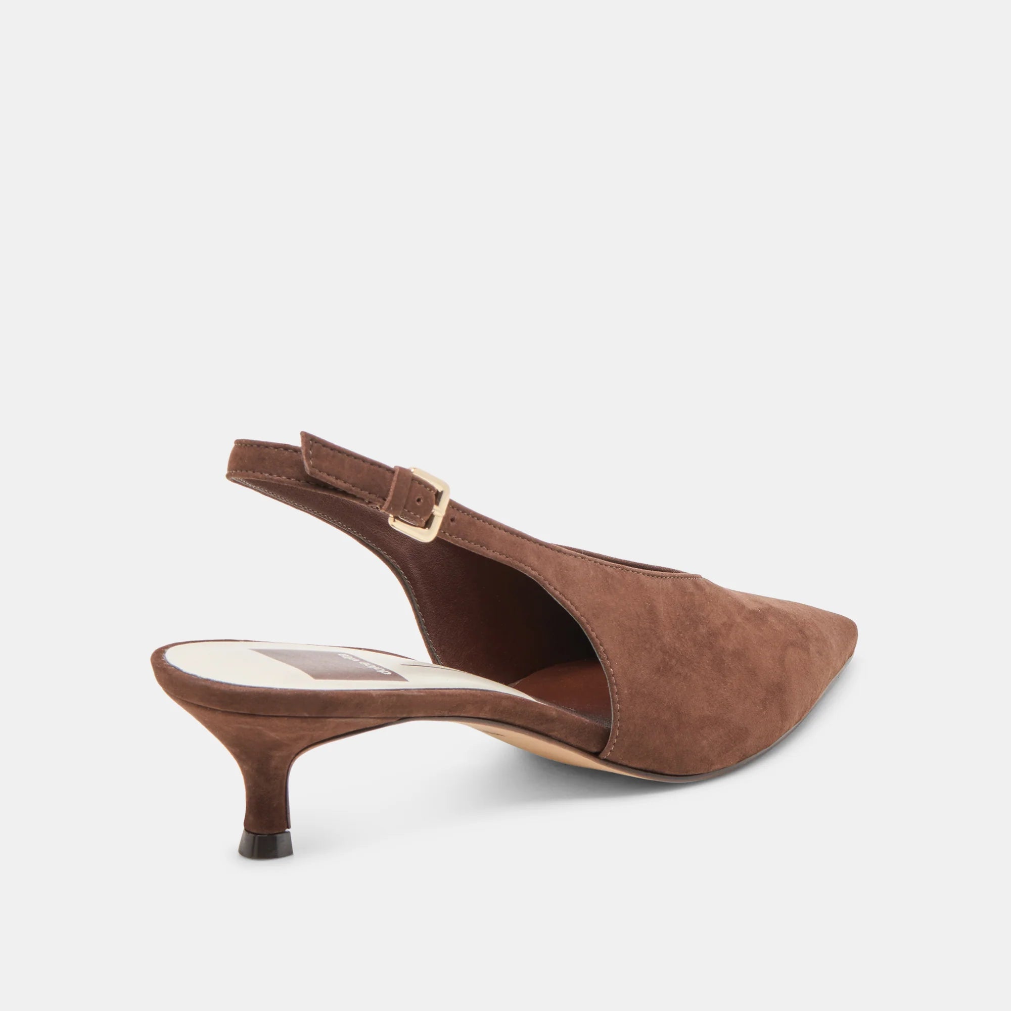 Alenna Heel | Brown Suede