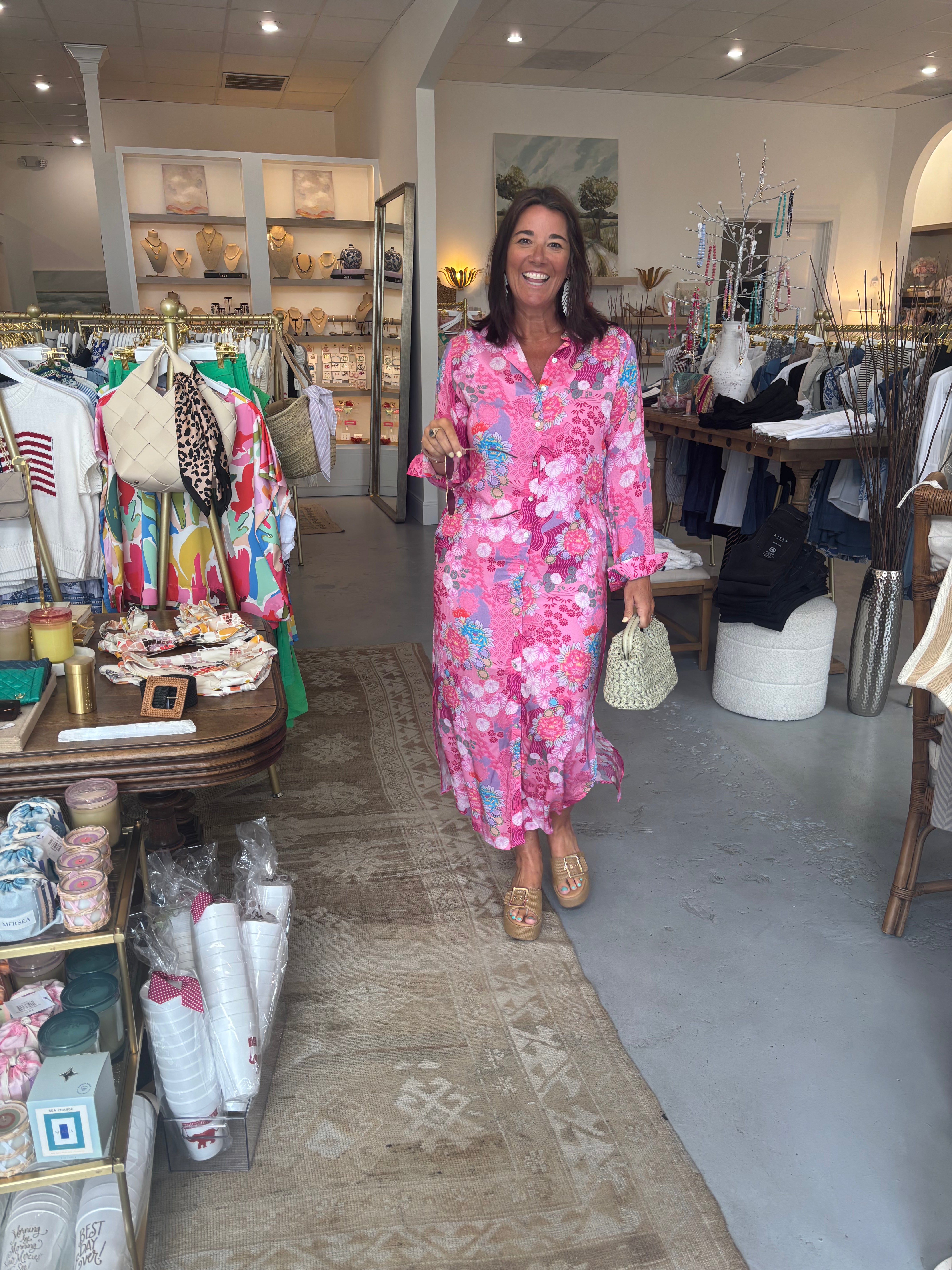 Paisley Dress | Pink
