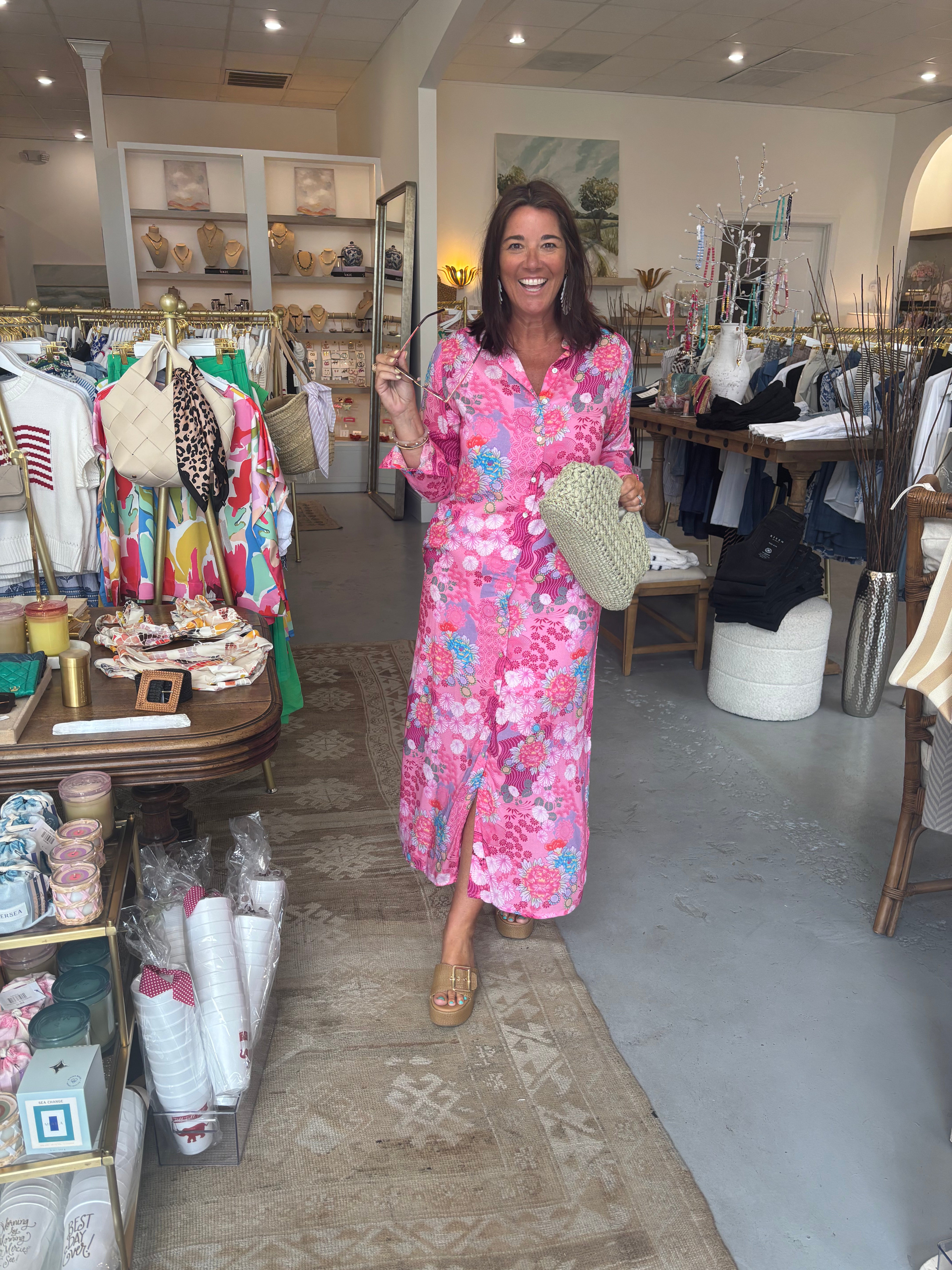 Paisley Dress | Pink