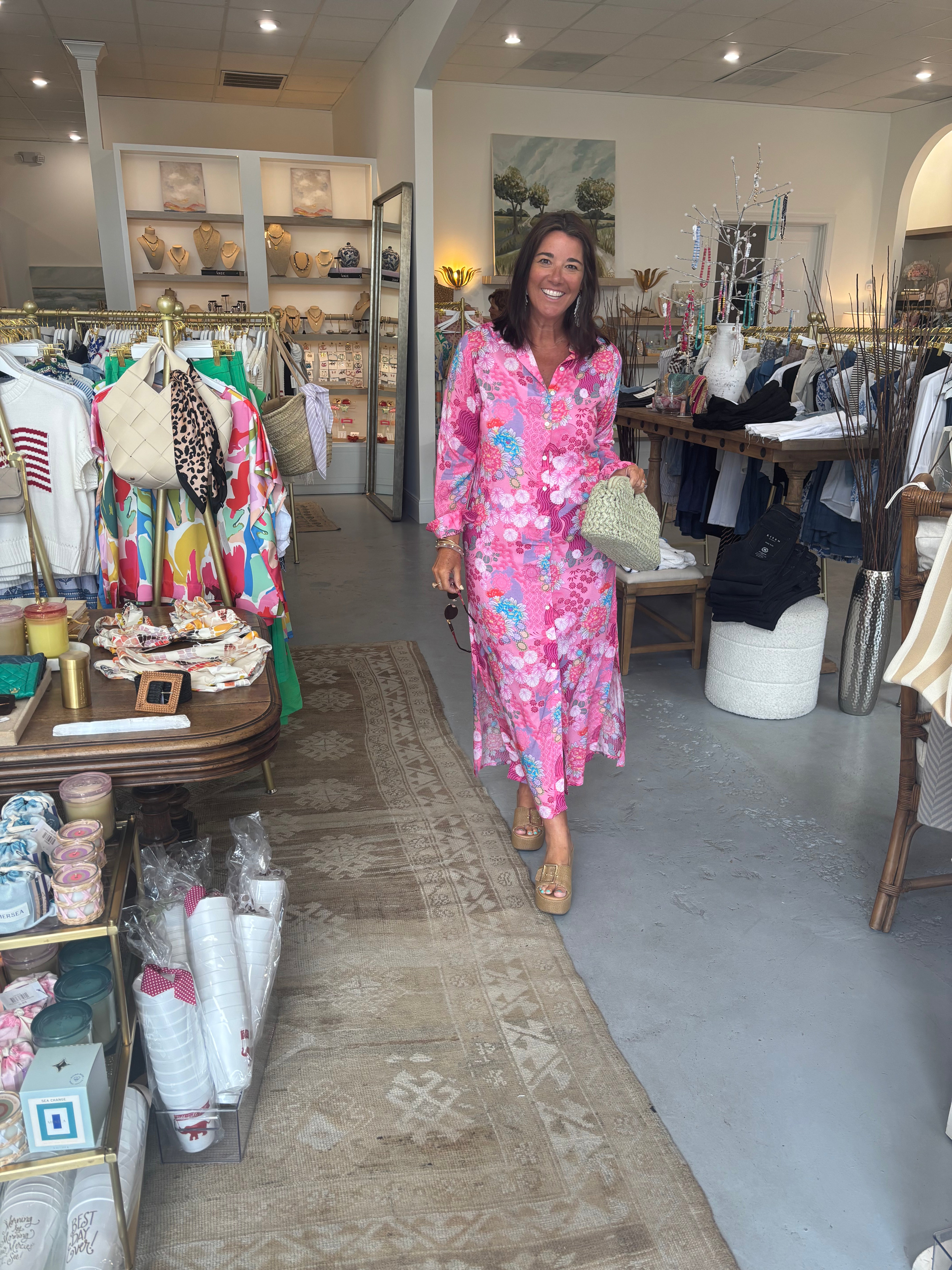 Paisley Dress | Pink