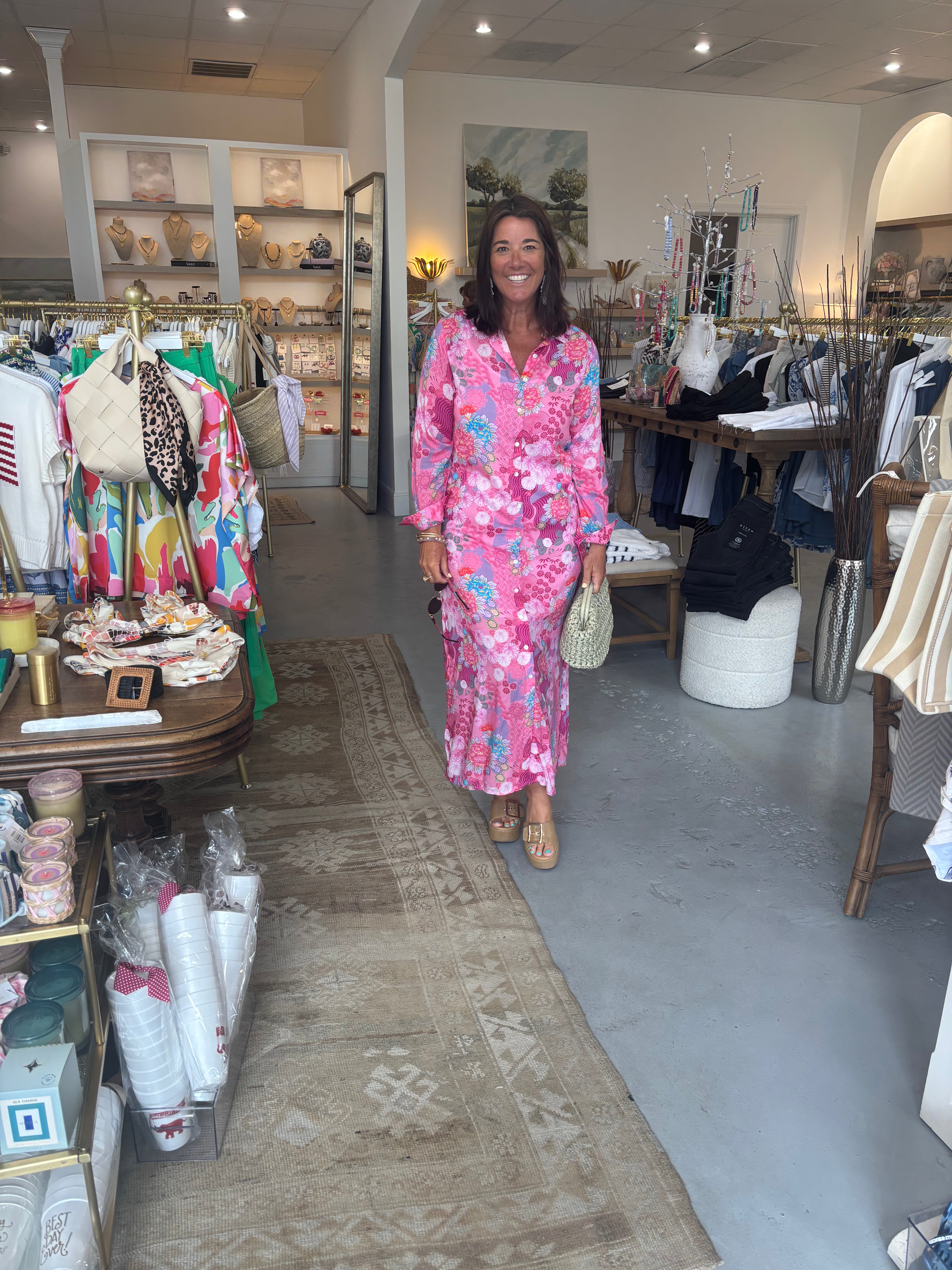 Paisley Dress | Pink