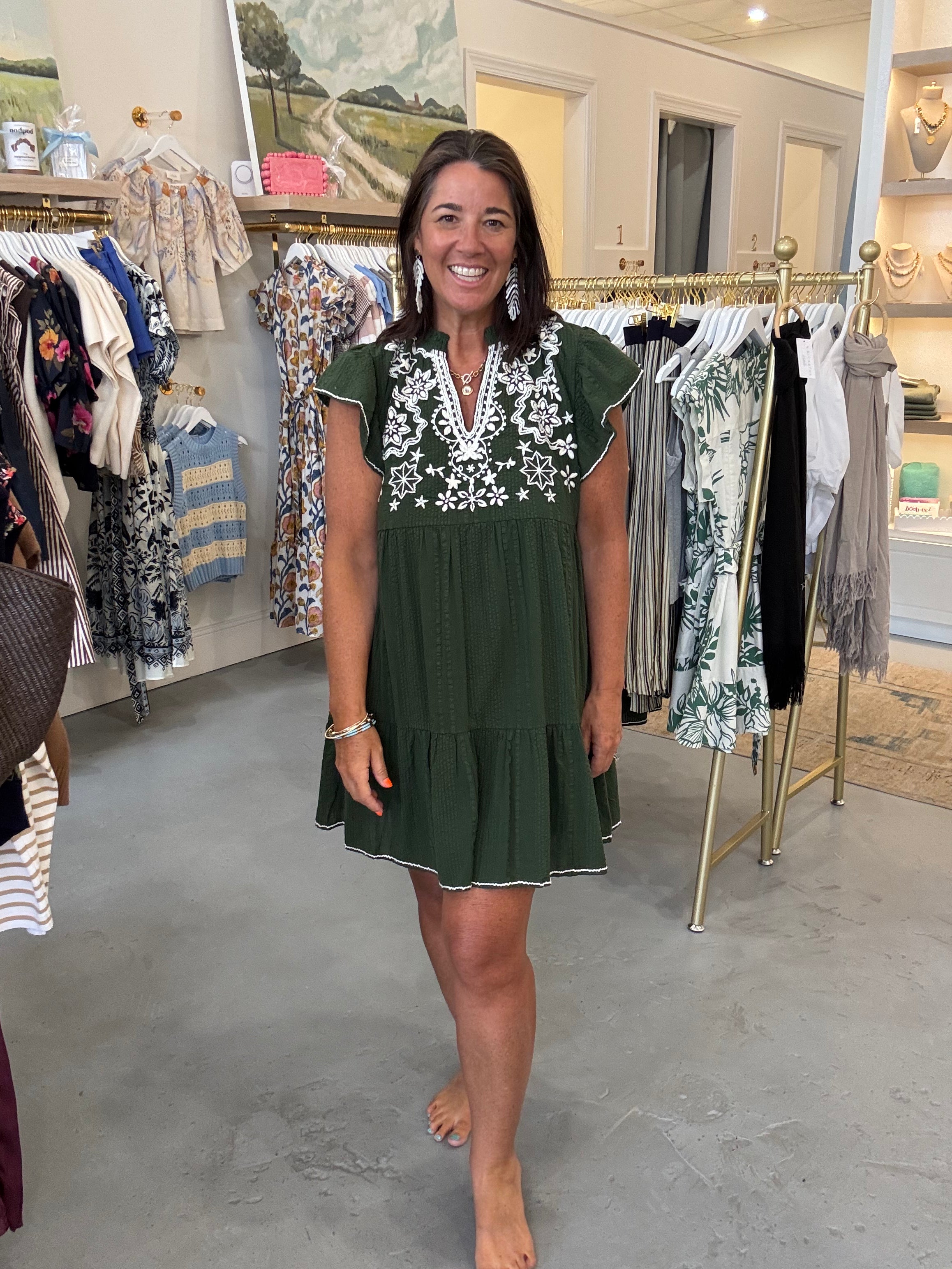 Lynn Dress | Olive