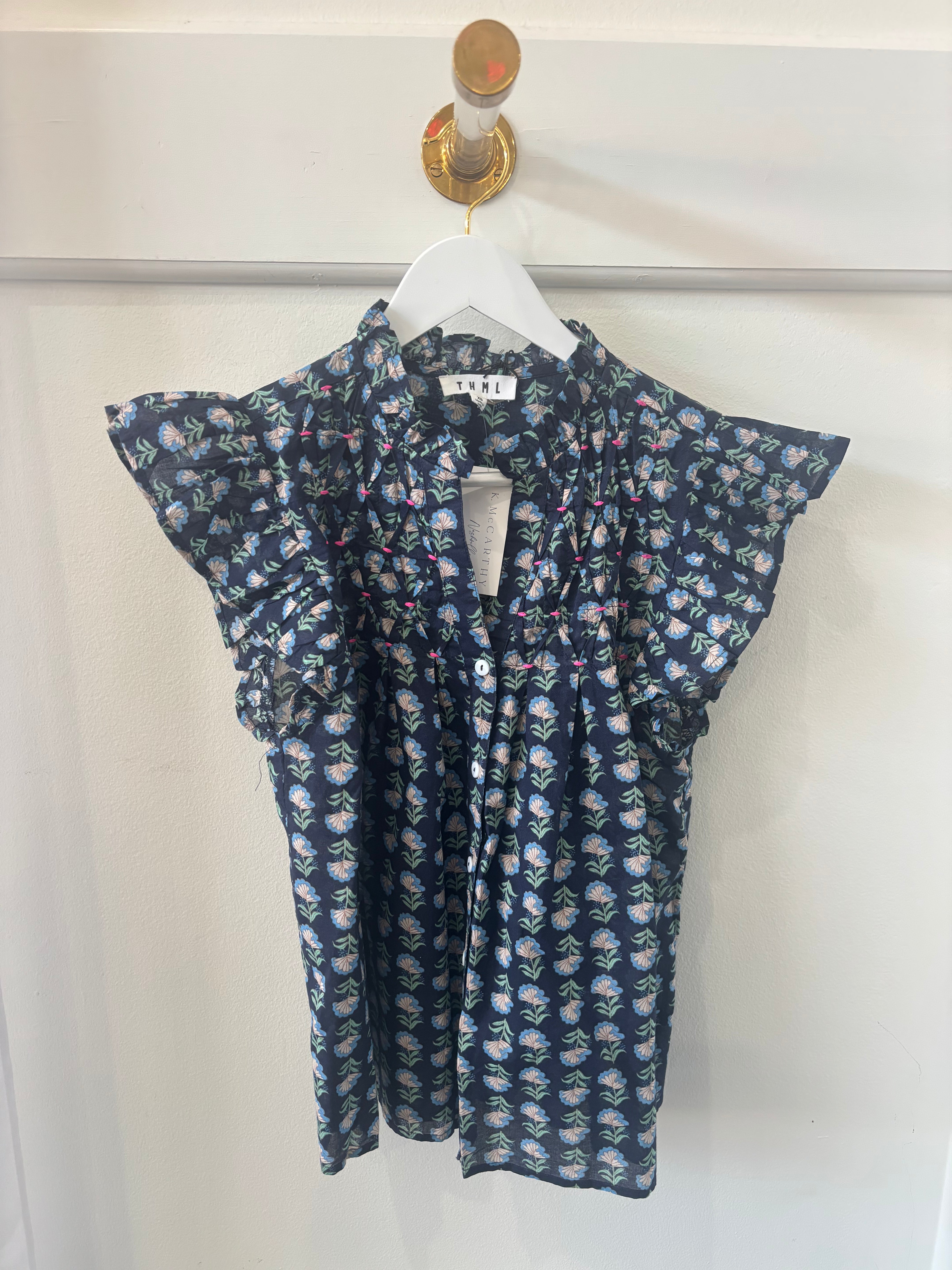 Emily Flutter Sleeve Blouse