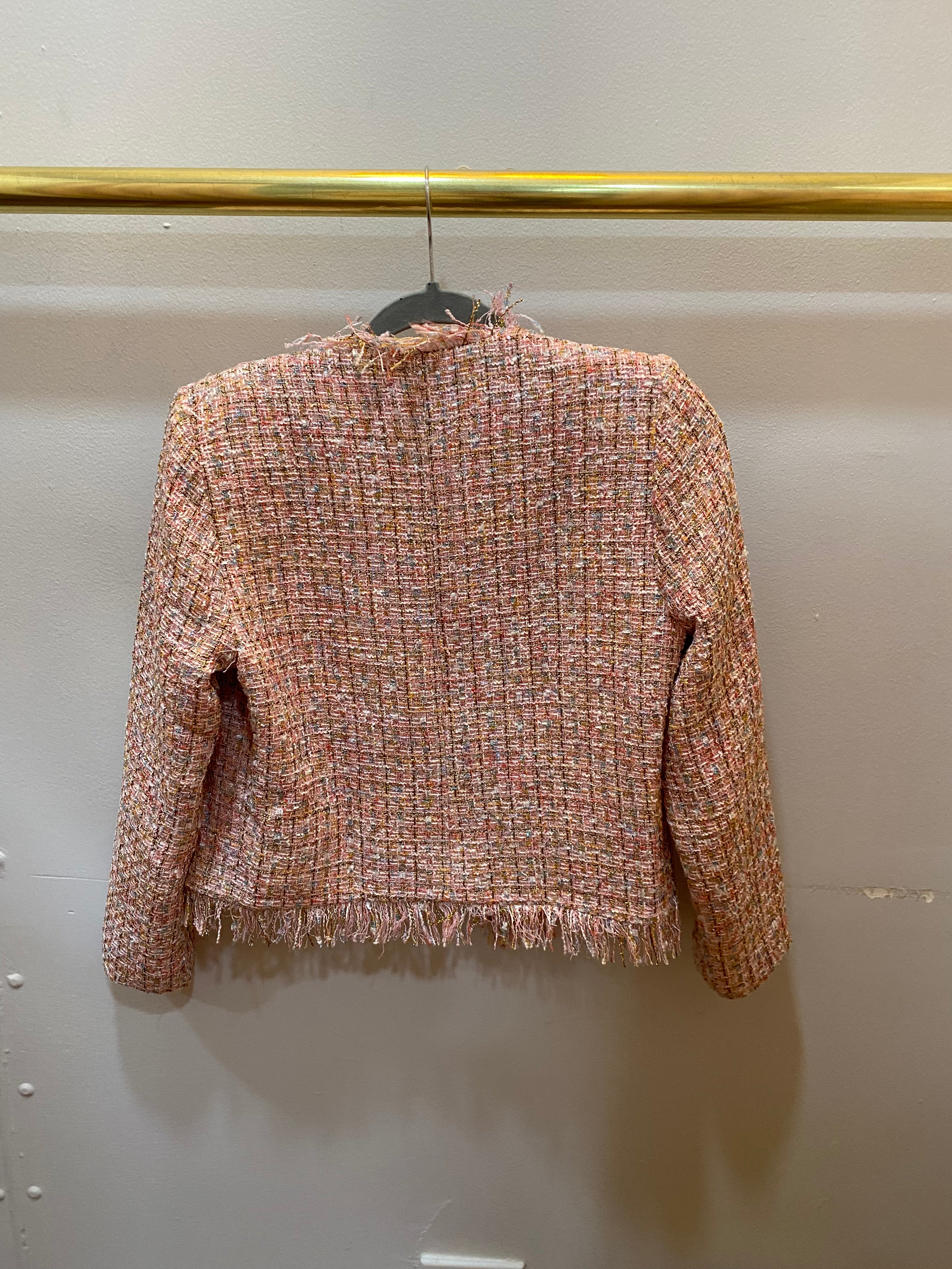 Monroe Jacket Pink Tweed
