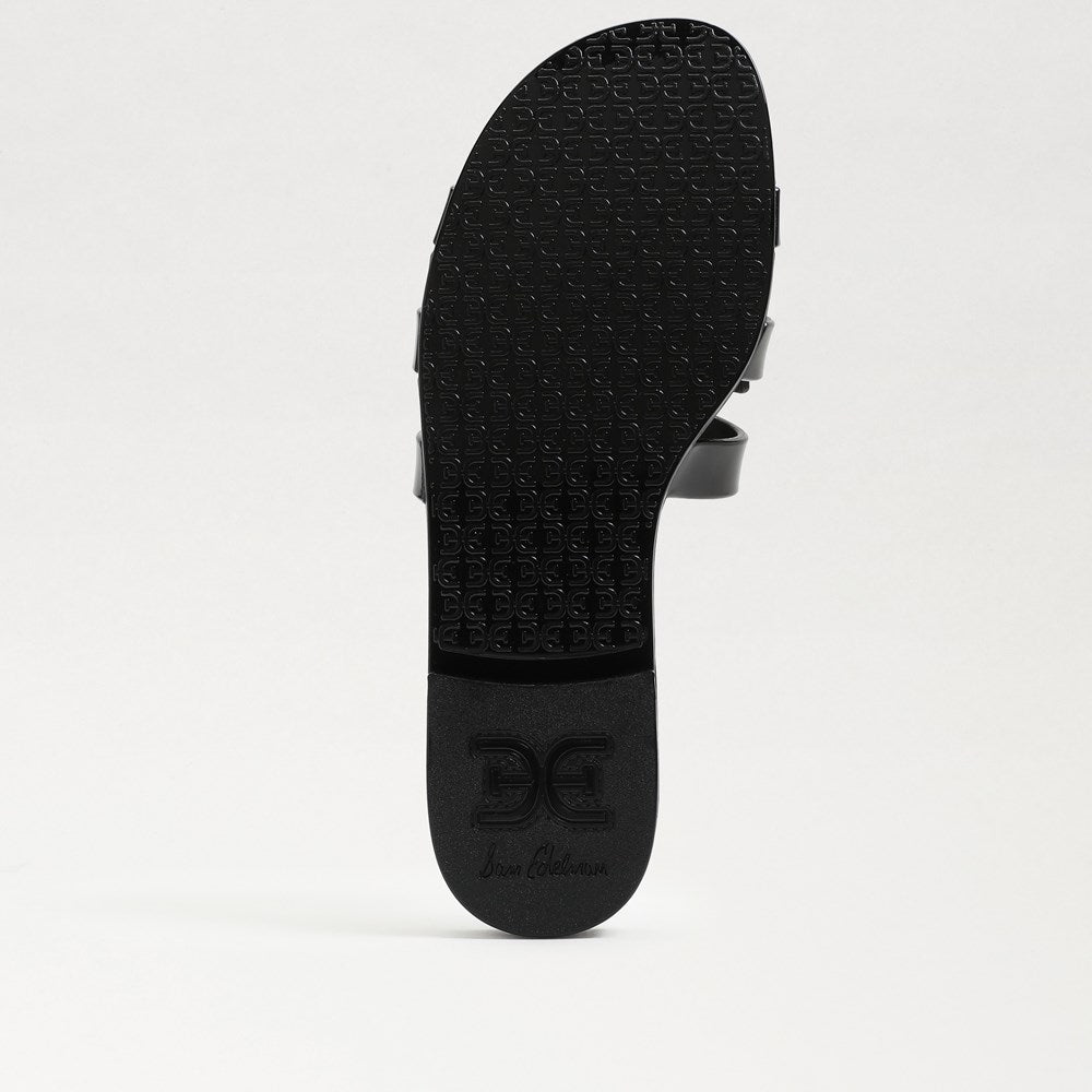 Bay Jelly Slide Sandals Black
