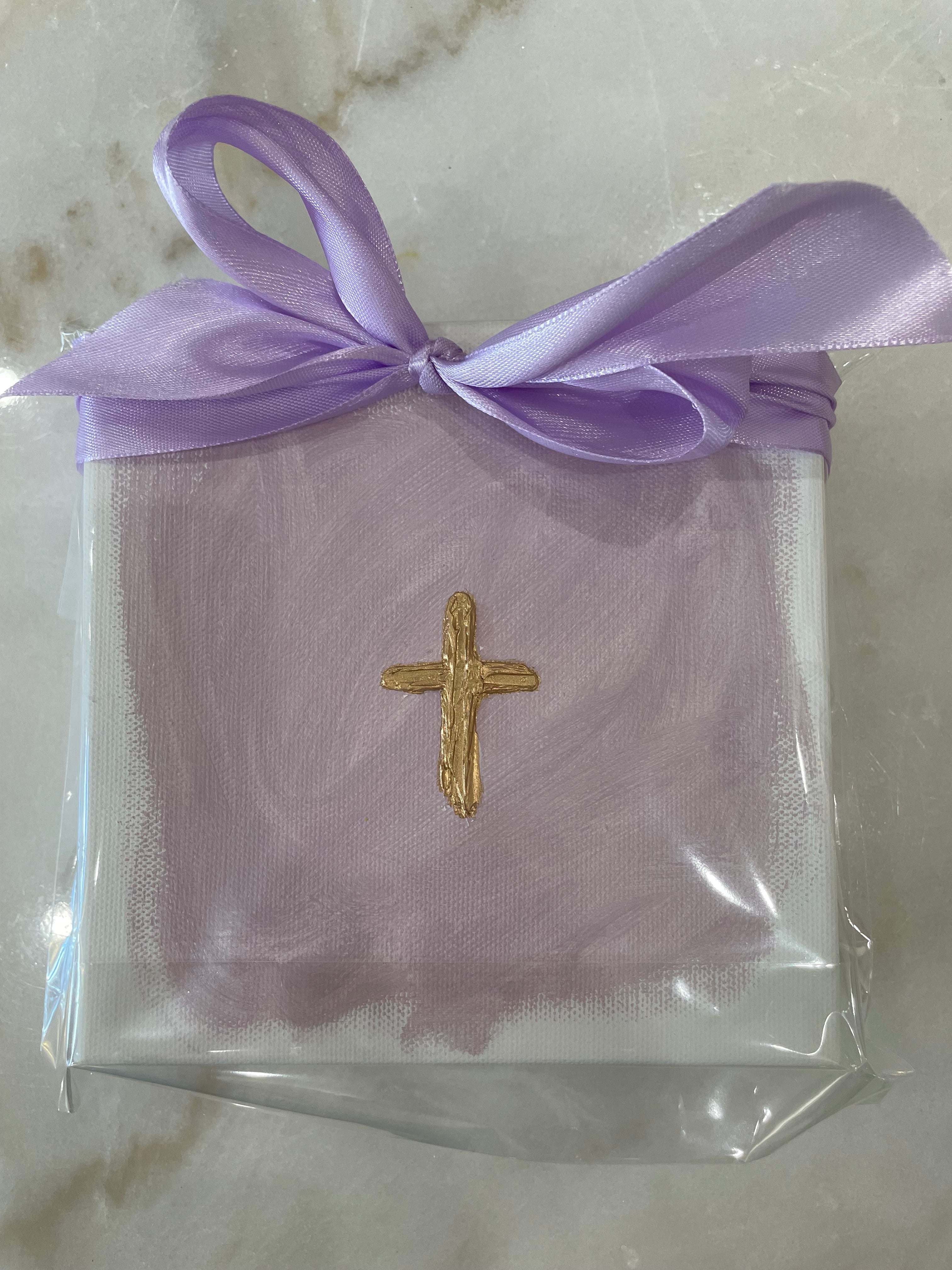 Canvas 6x6 | Purple Cross