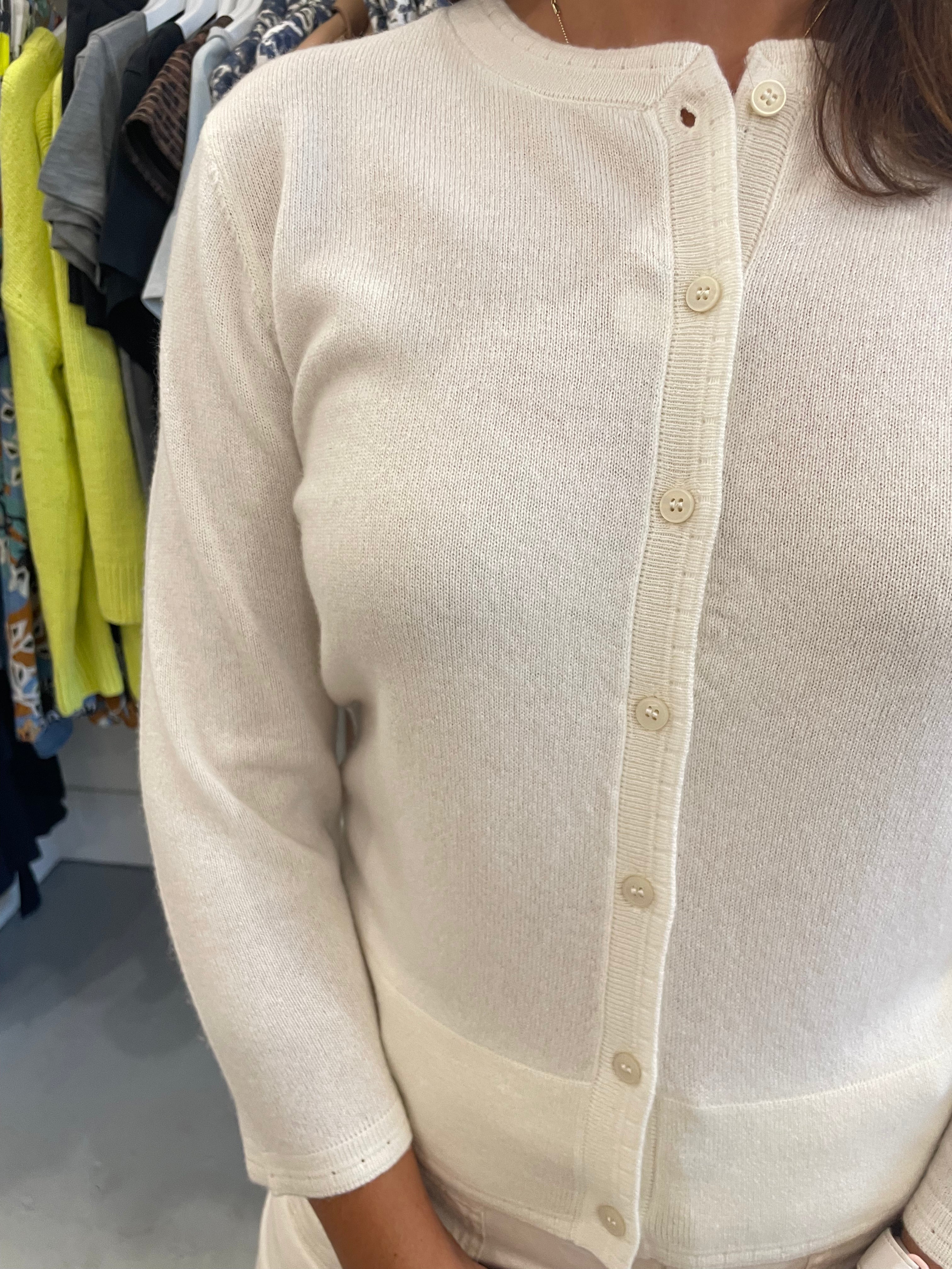 Marni Cashmere Cardigan | Ivory