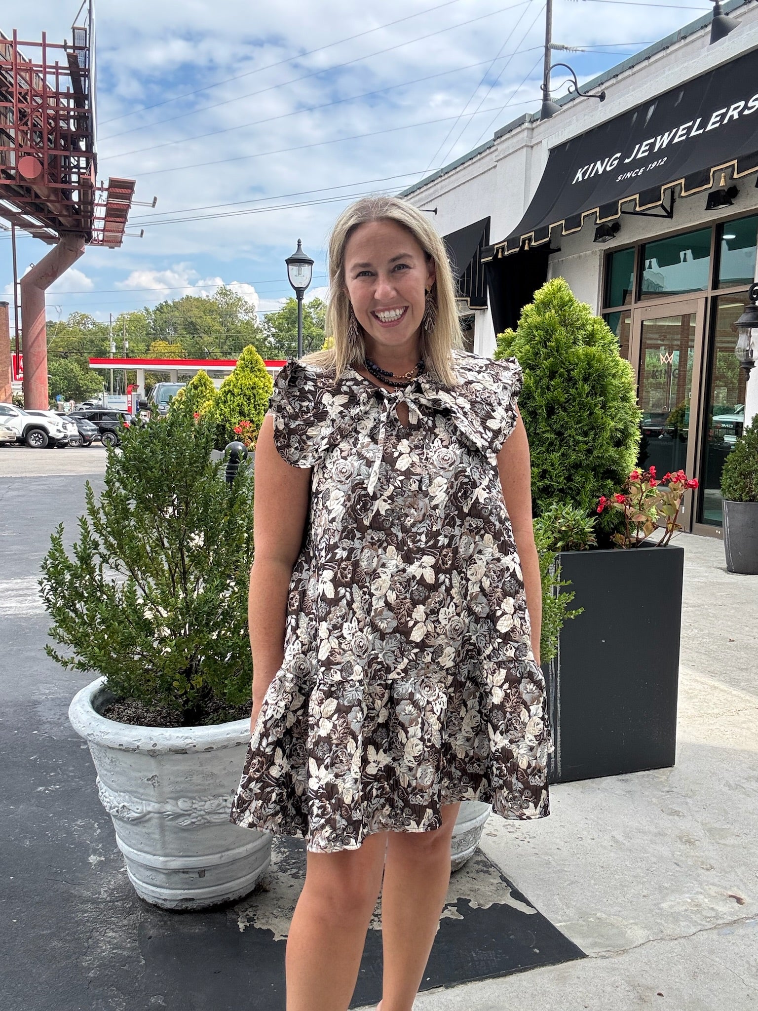 Cecilie Dress | Brown