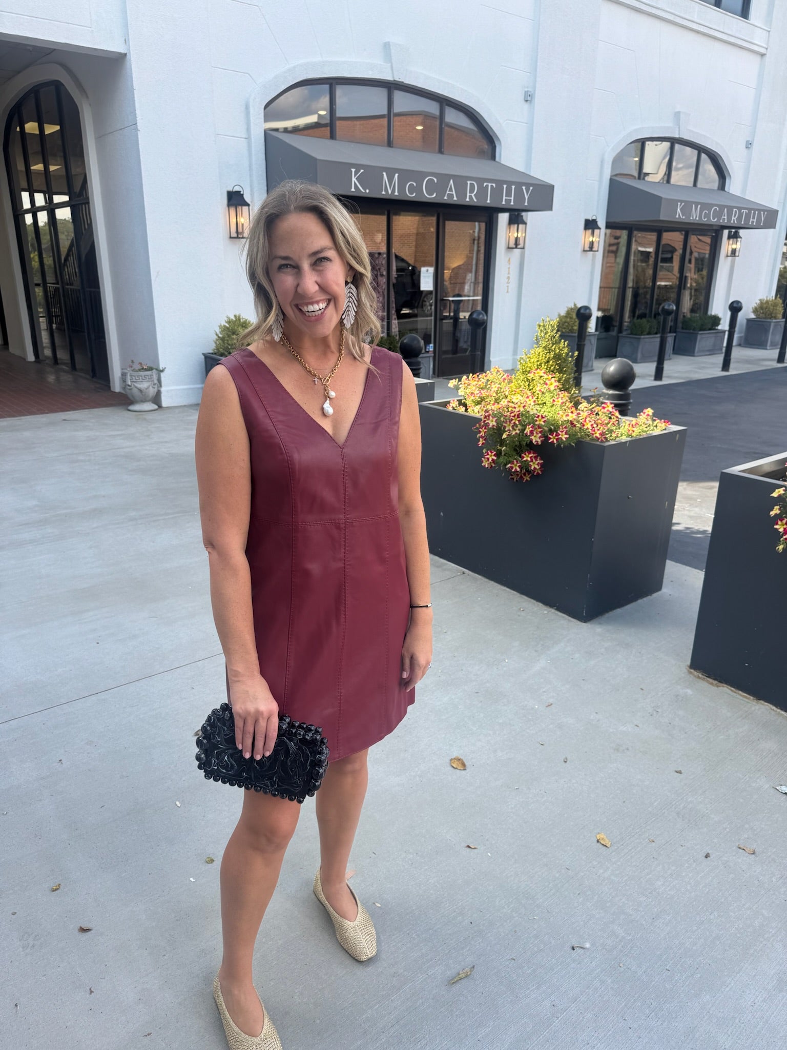 Violette Dress | Brick