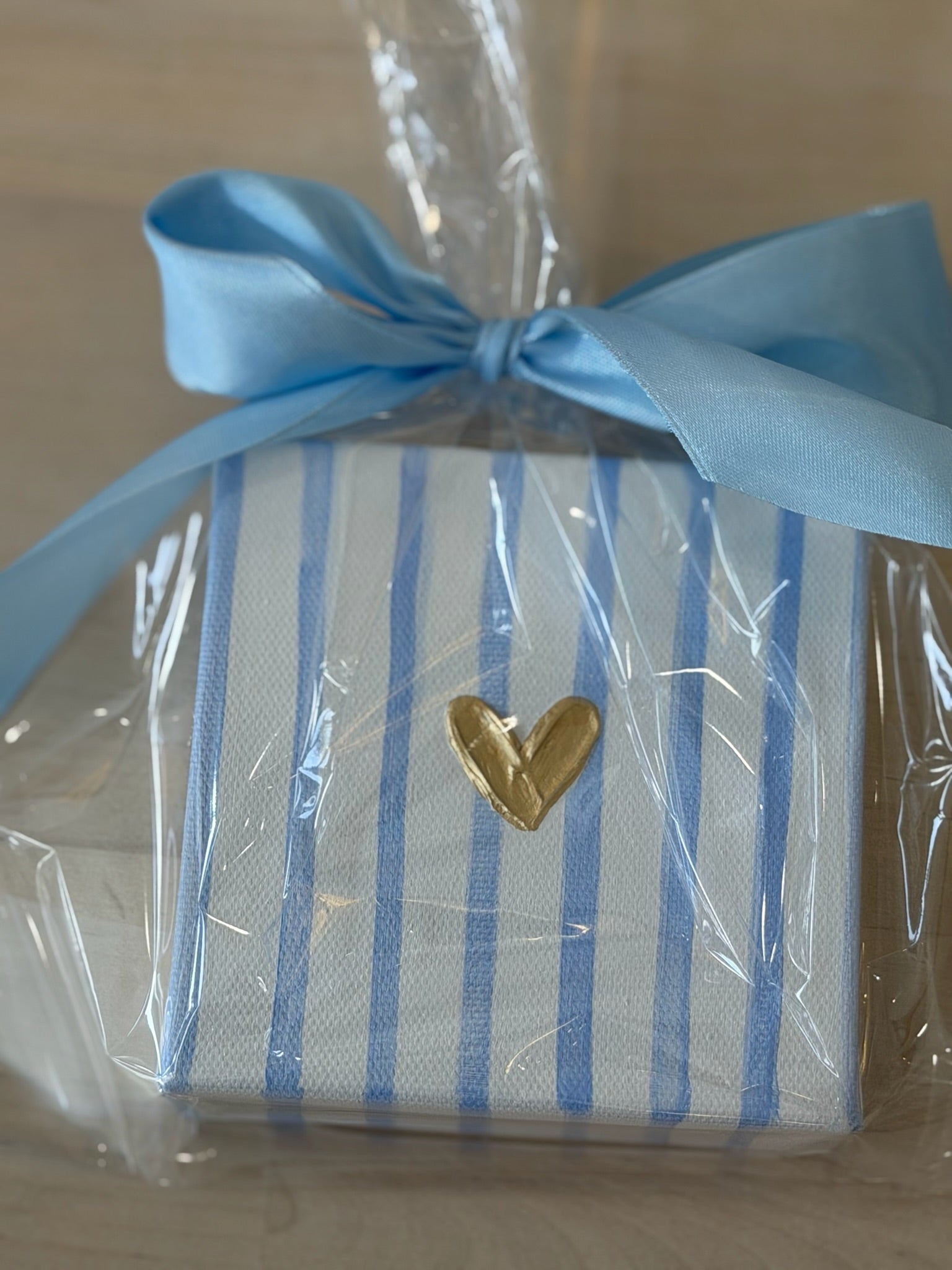 Canvas Art 4x4 |Blue Heart