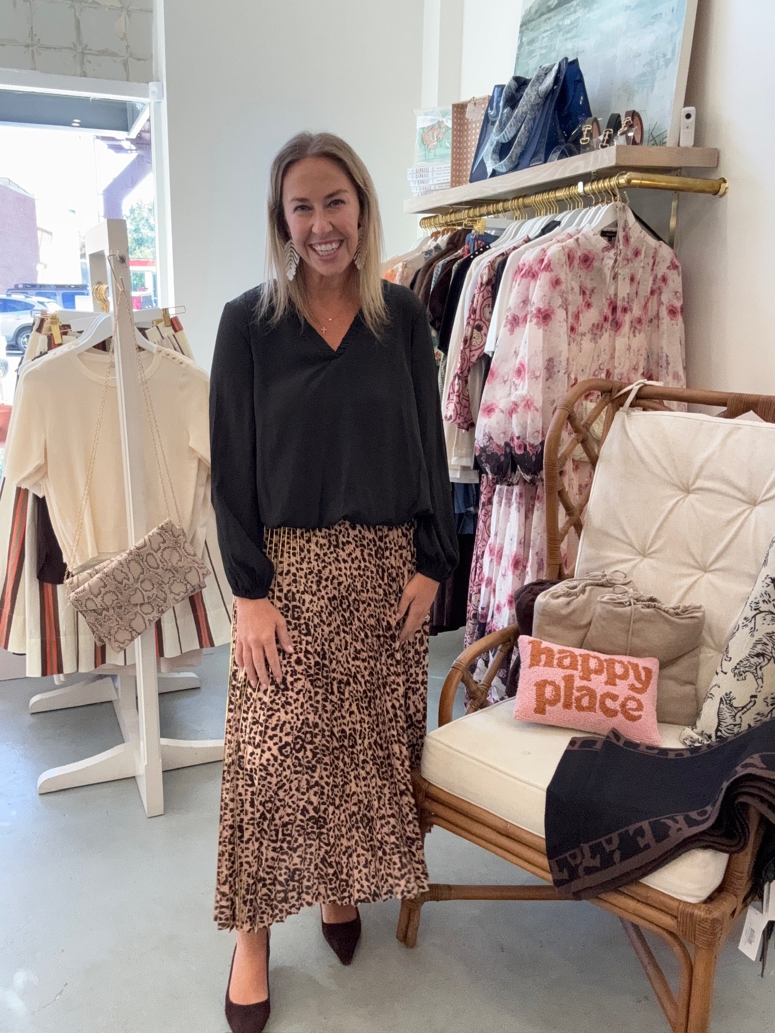 Cara Animal Print Skirt