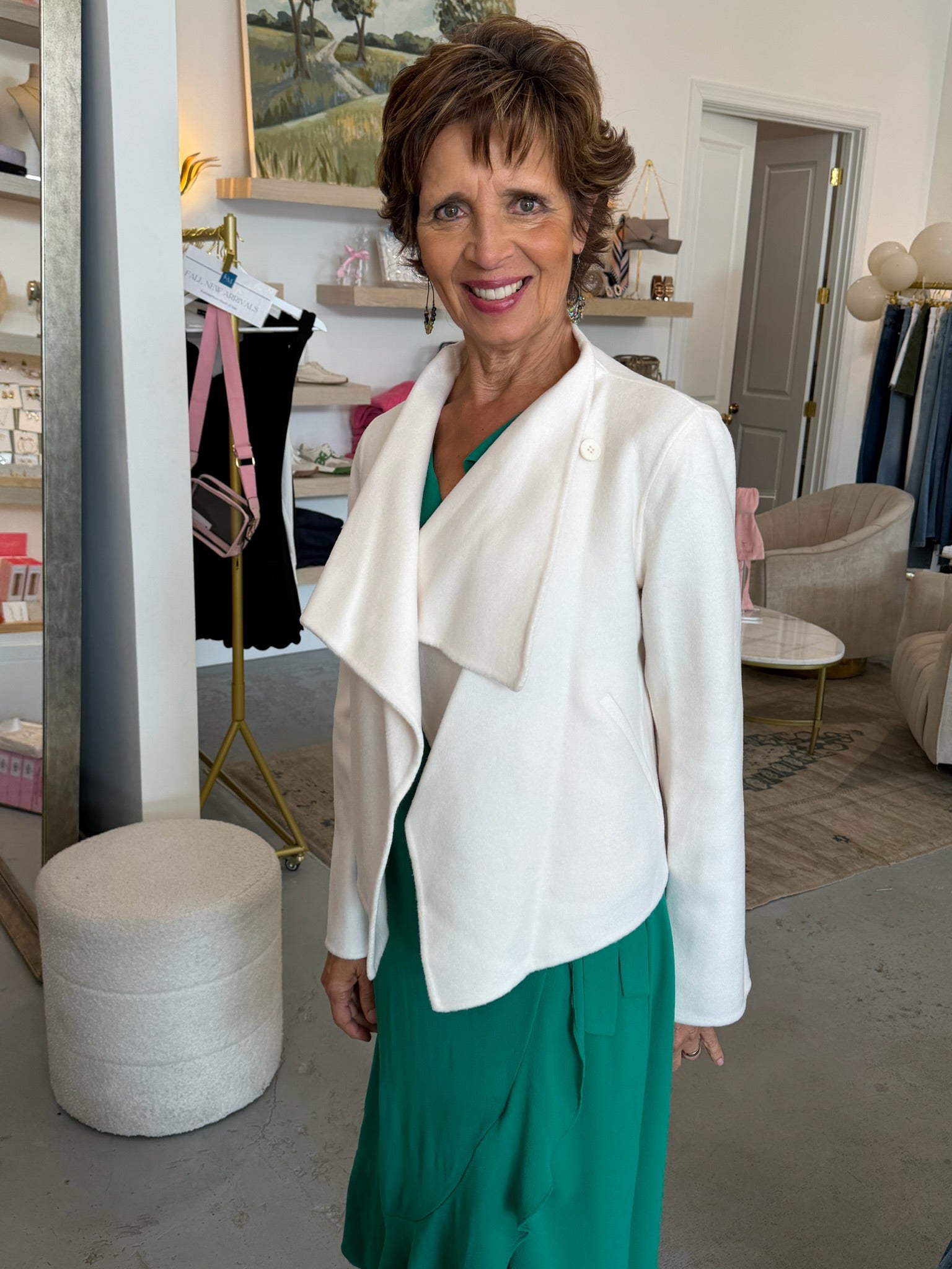Bree Light Wool Jacket I Powder