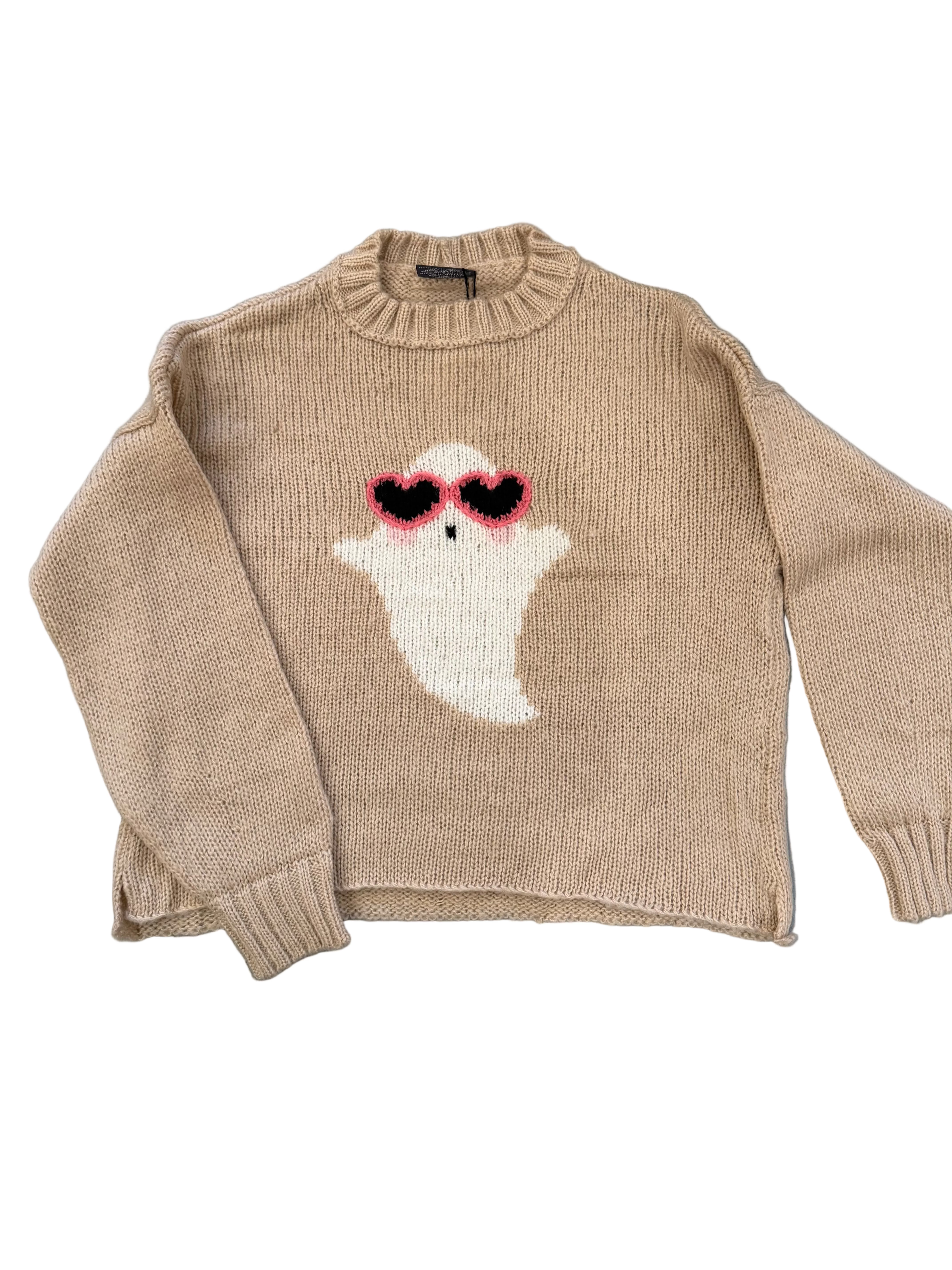 Sweet Ghost Crew Sweater | Oat
