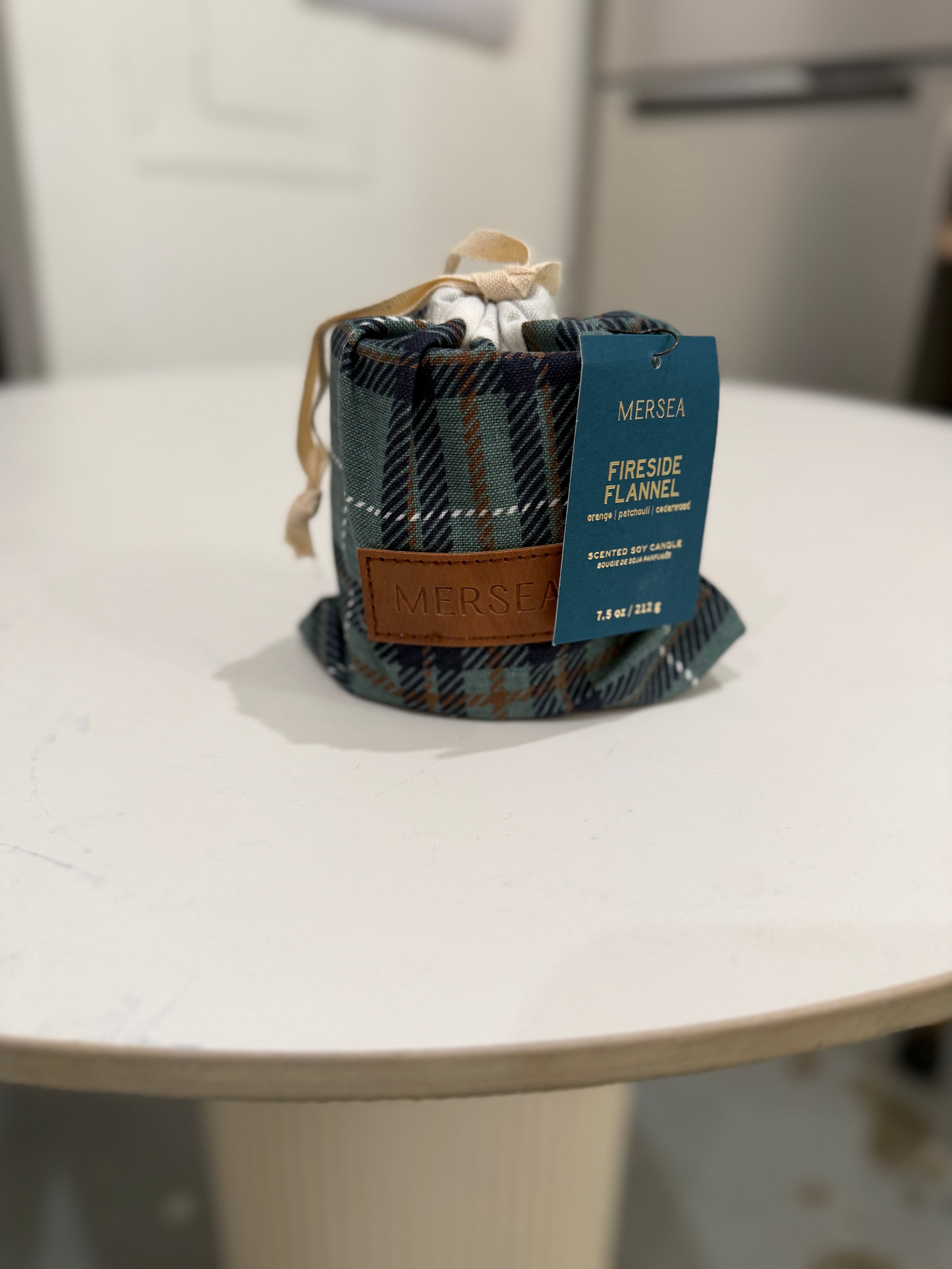 Plaid Bag Candle | Fireside Flannel